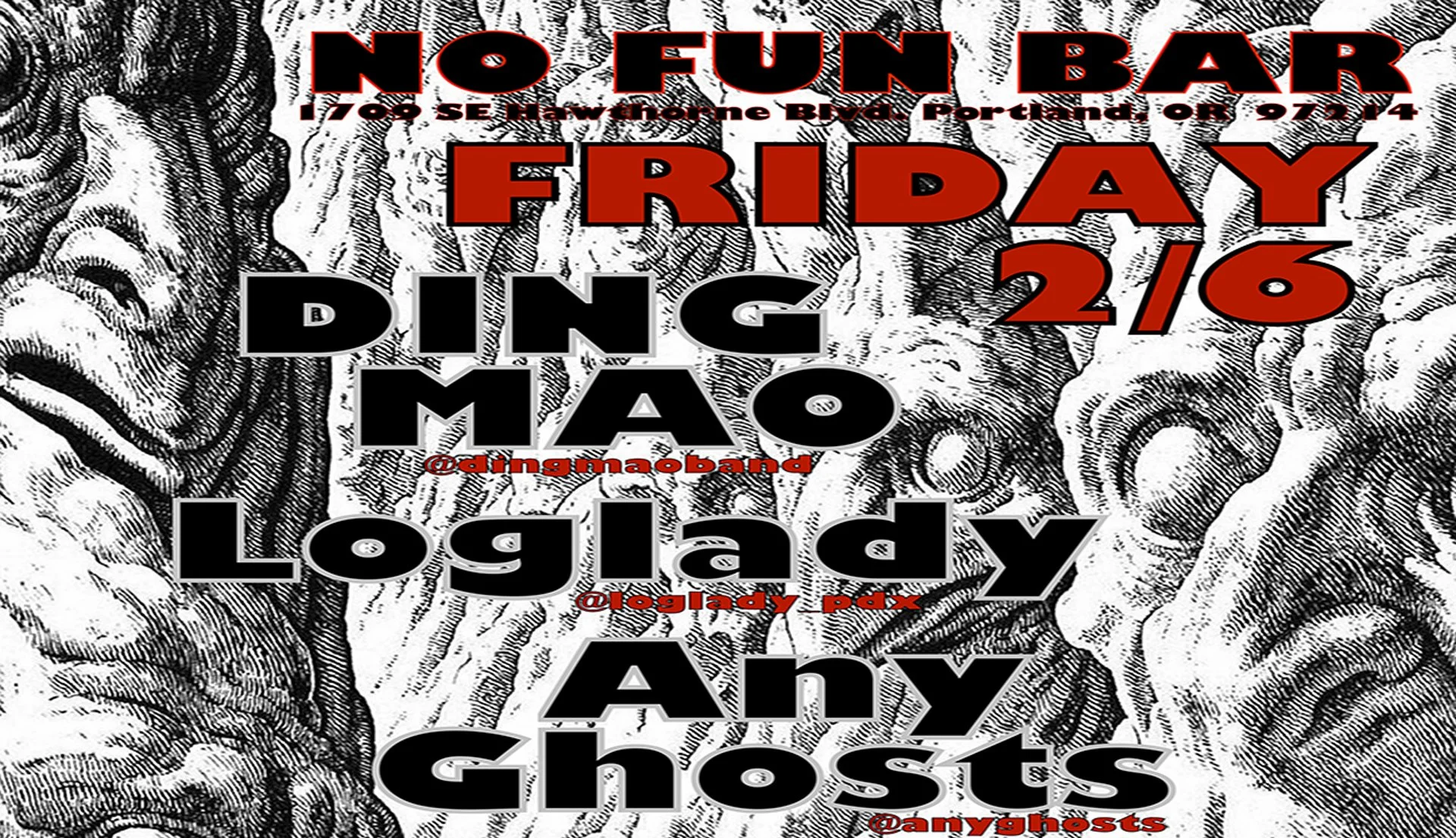 Ding Mao • Loglady • Any Ghosts