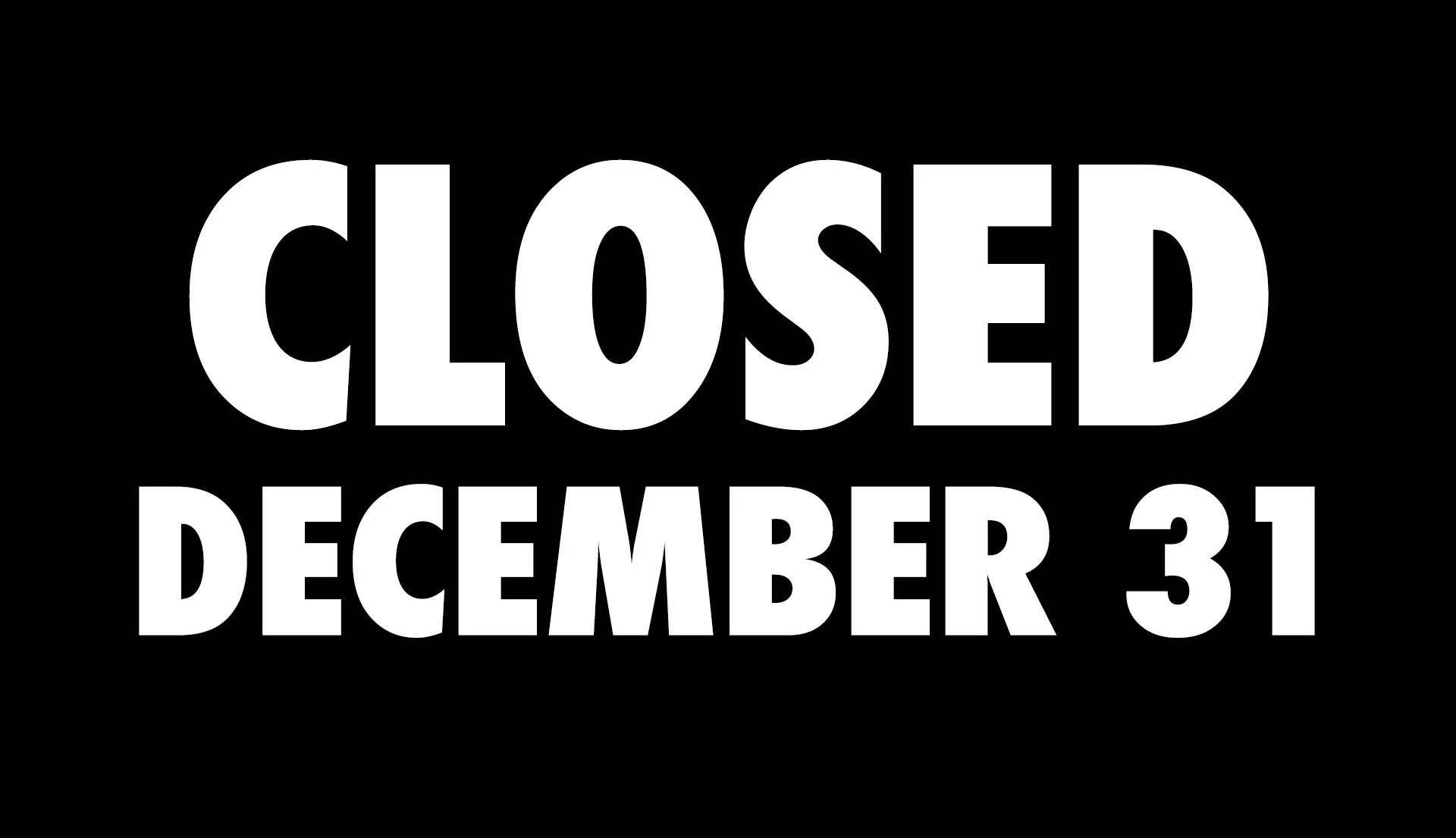 CLOSED DEC 31