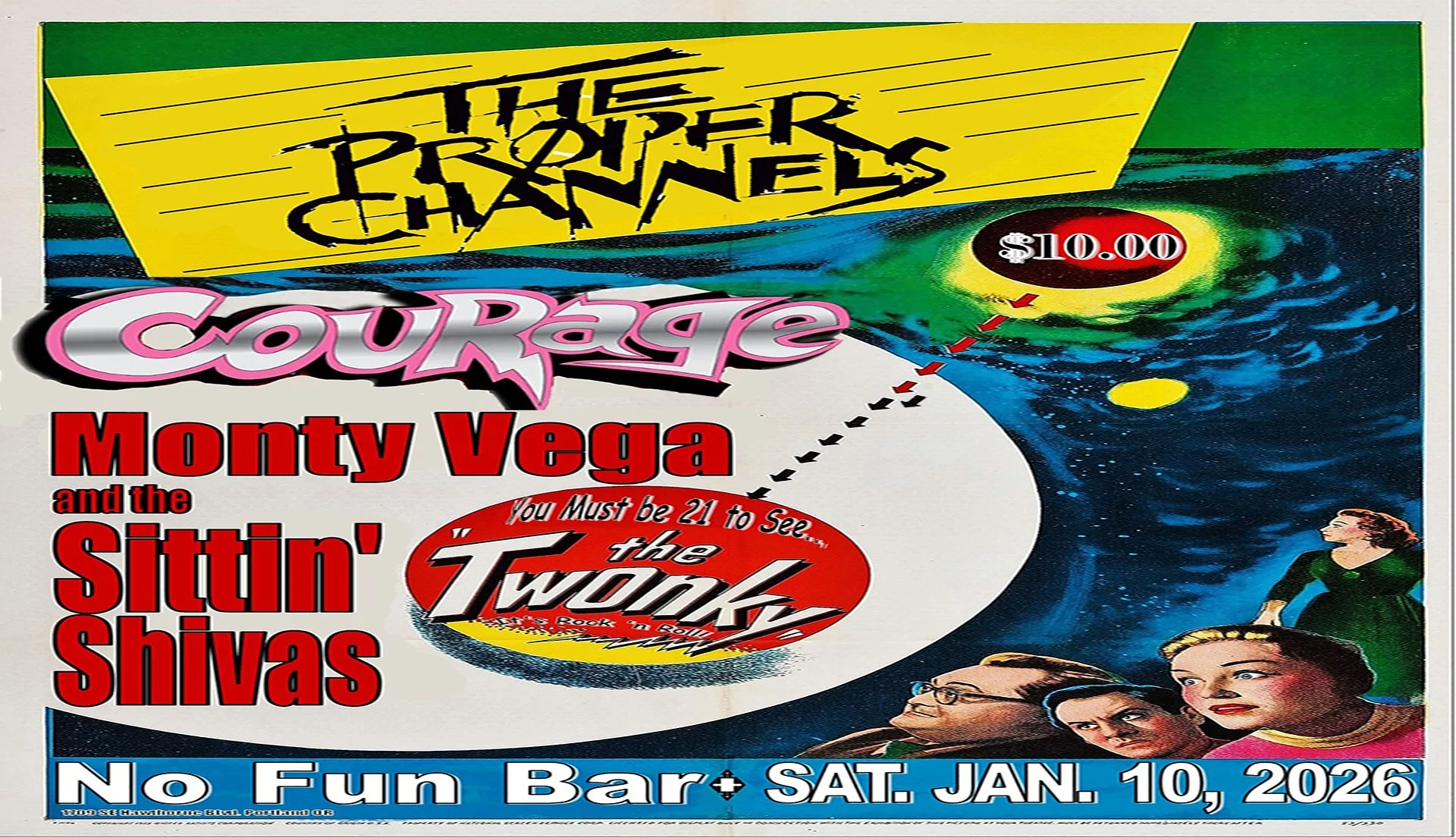 The Proper Channels • Courage • Monty Vega &amp; the Sittin' Shivas