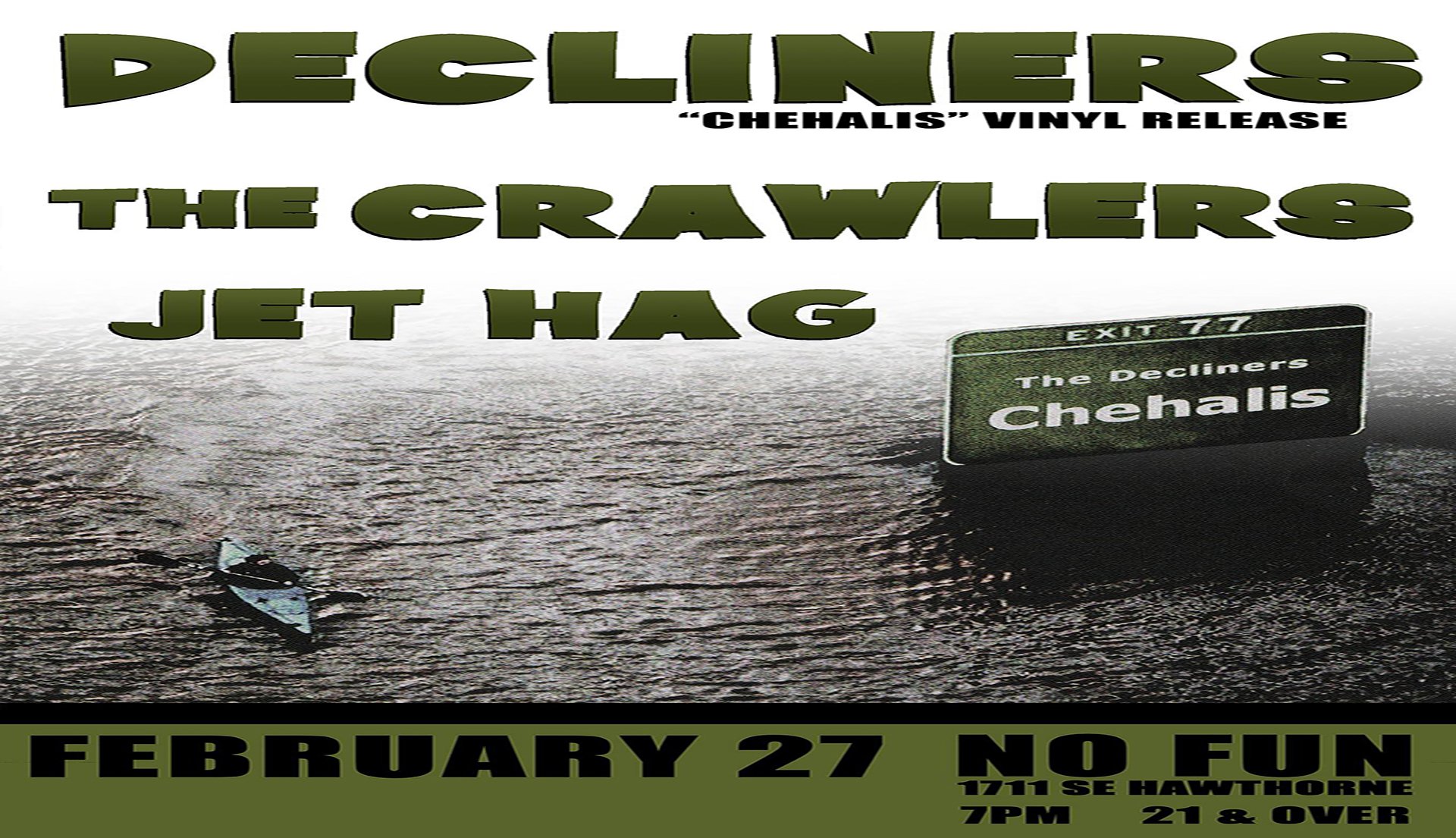 The Decliners • The Crawlers • Jet Hag