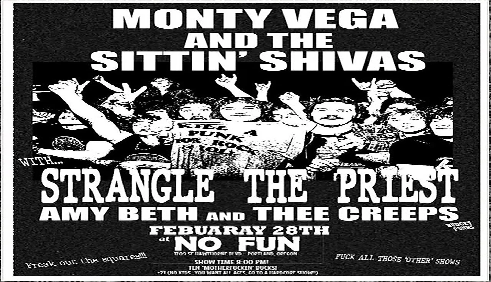 Monty Vega &amp; The Sittin's Shivas • Strangle the Priest • Amy Beth &amp; thee Creeps