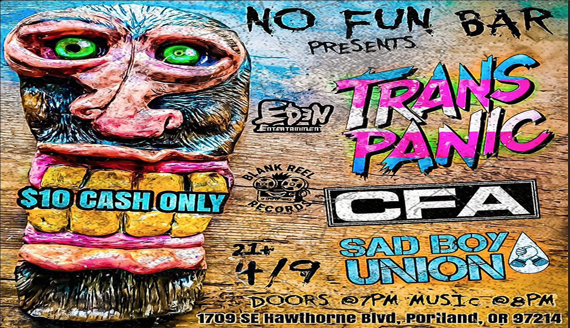 Trans Panic • CFA • Sad Boy Union