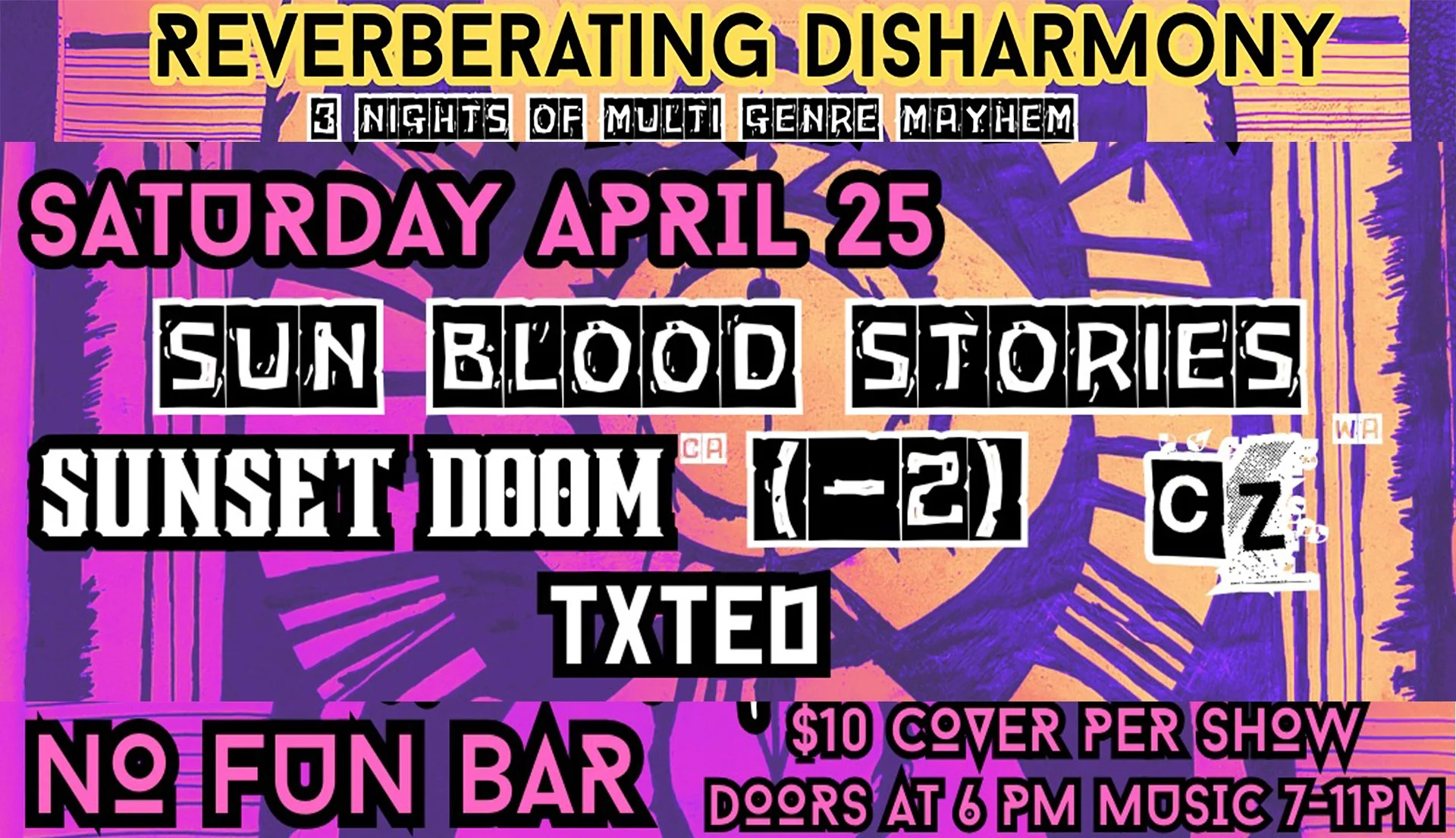 Reverberating Disharmony: Sun Blood Stories • SUNSET DOOM • (-2) • CZ • txted