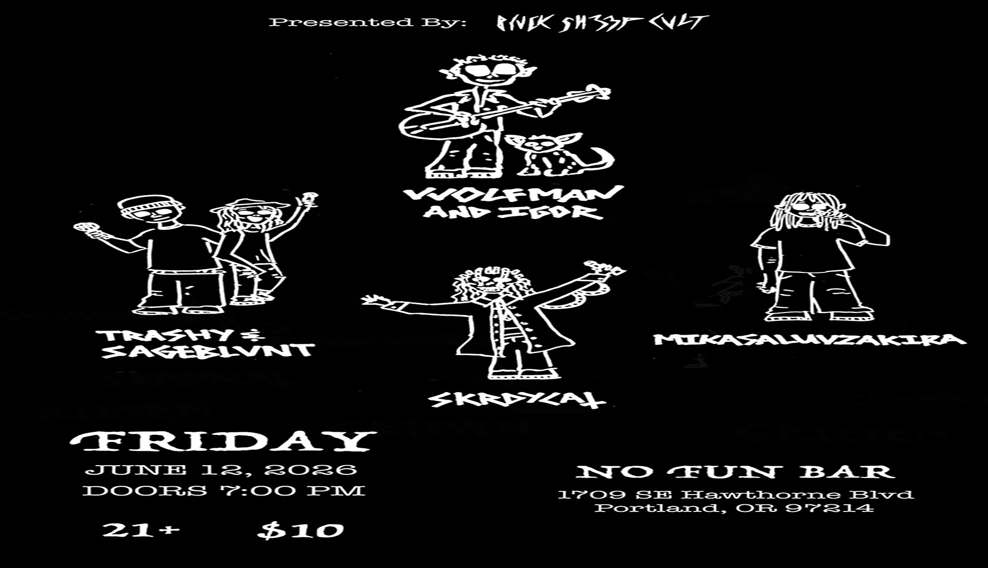 VVolfman &amp; Igor • Trashy &amp; Sageblunt • Mikasaluvsakira • skrdycat