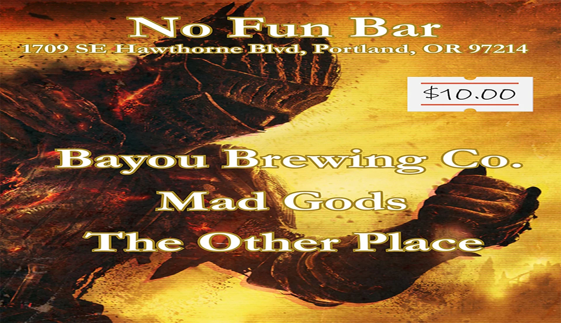 Bayou Brewing Co. • Mad Gods • The Other Place