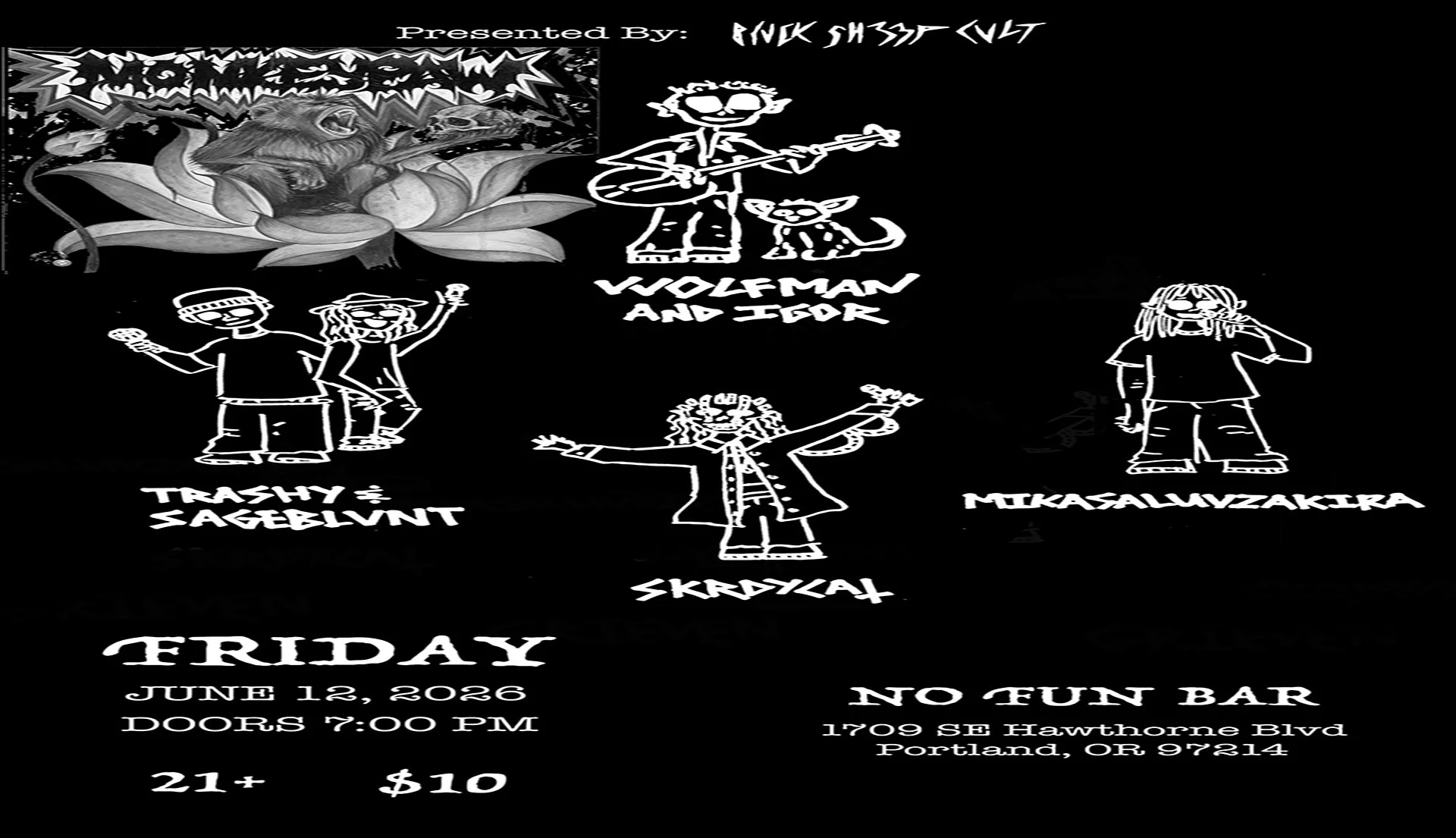 MONKEYPAW • VVolfman &amp; Igor • Trashy &amp; Sageblunt • Mikasaluvsakira • skrdycat