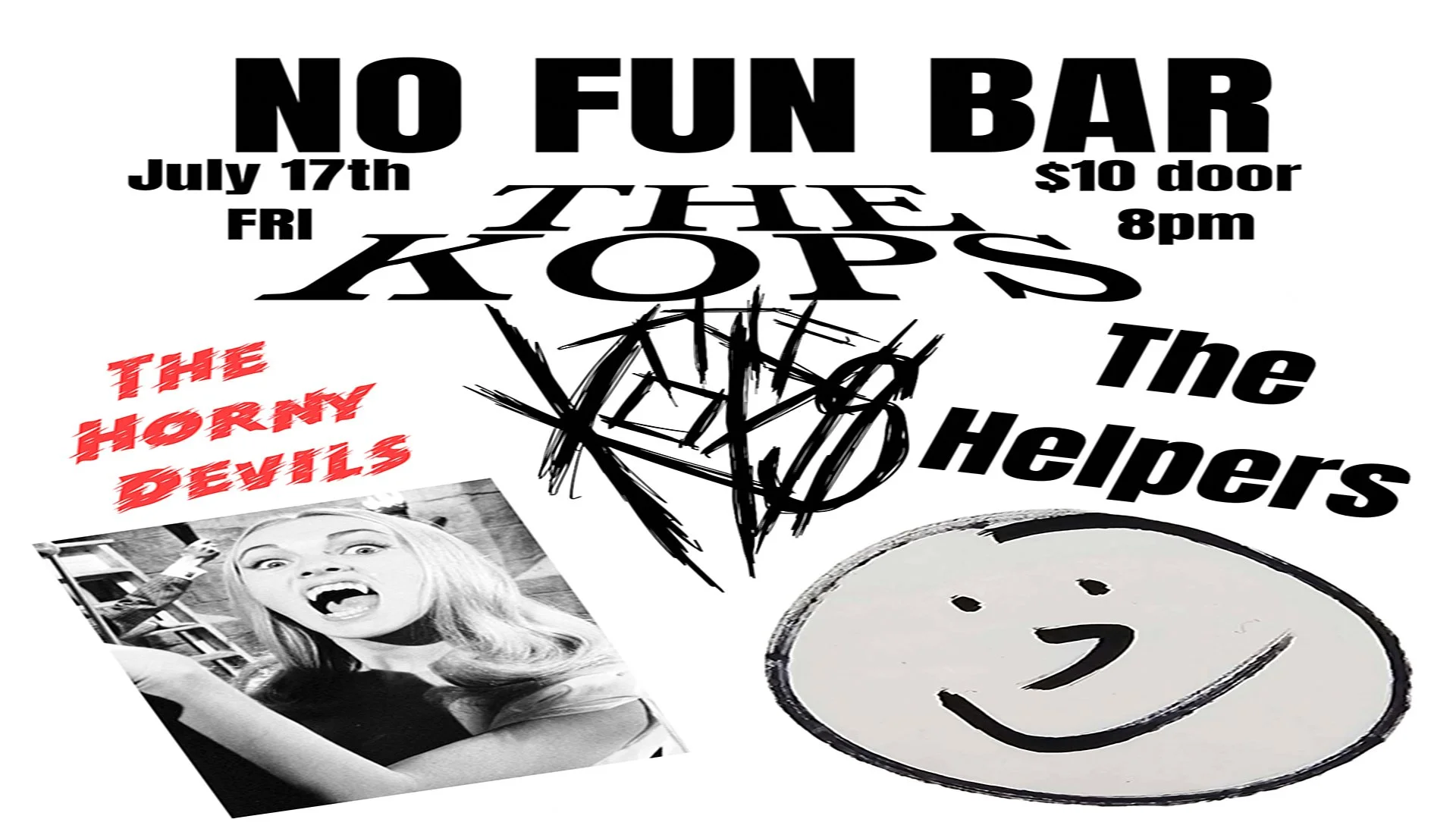 The Kops • The Helpers • The Horny Devils