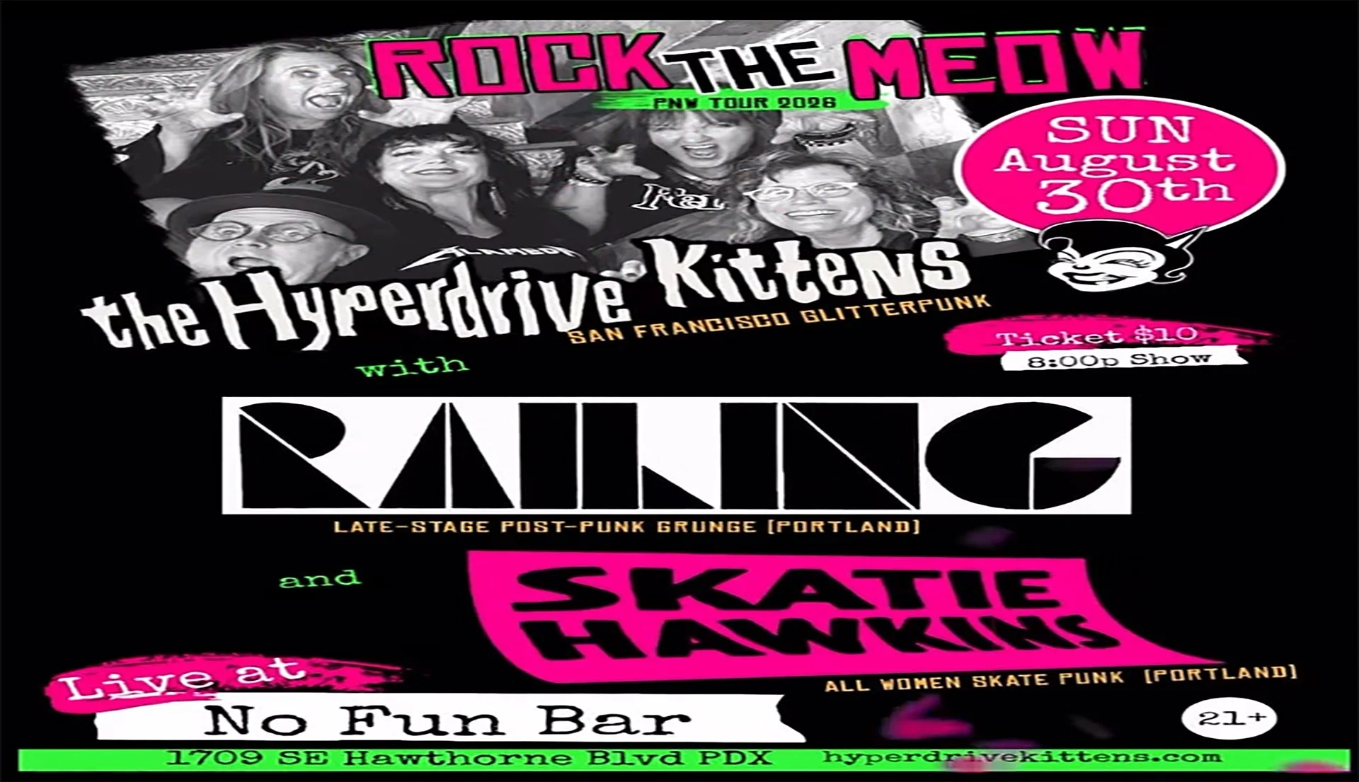 The Hyperdrive Kittens • Railing • Skatie Hawkins