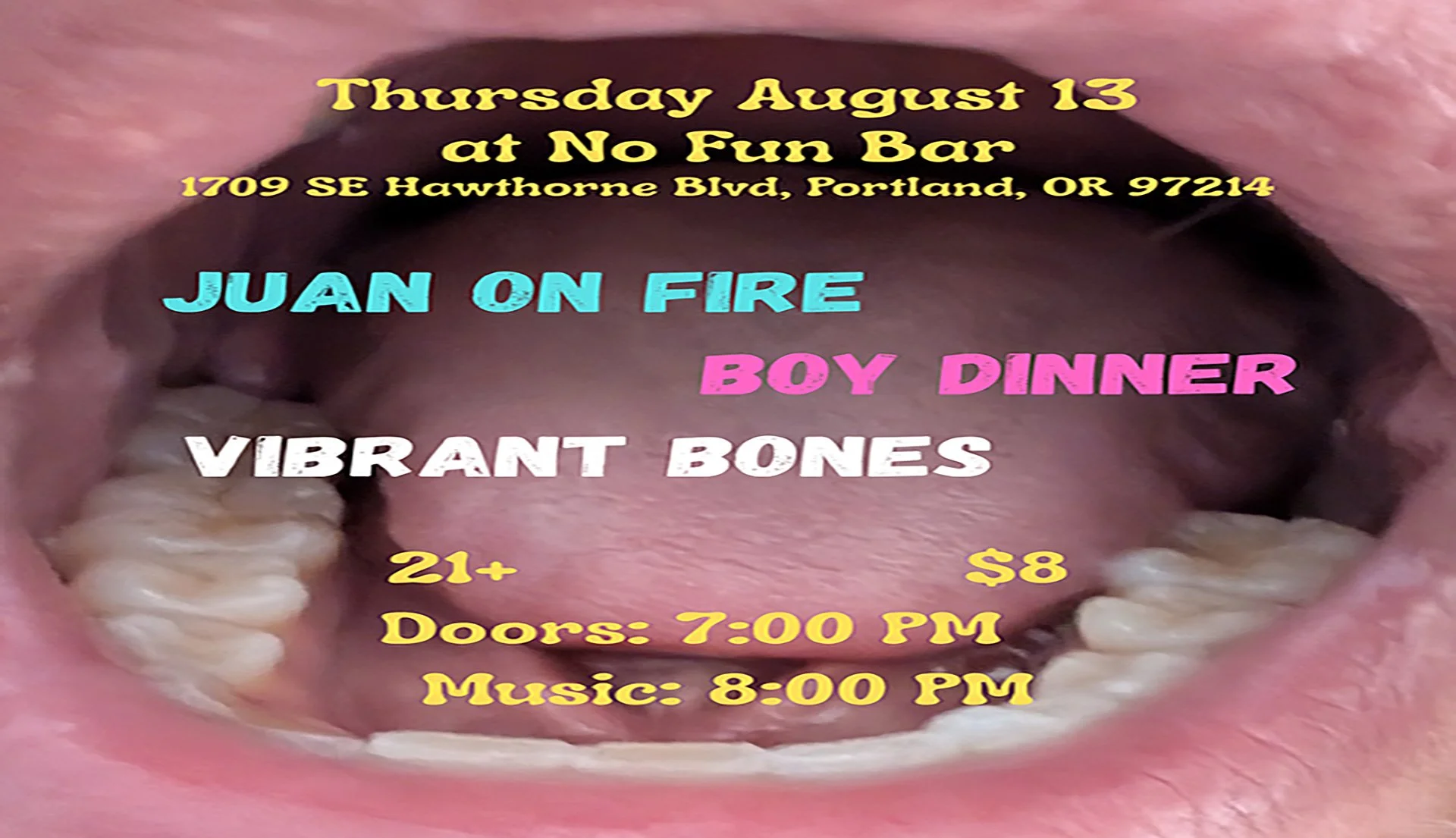 Vibrant Bones • Boy Dinner • Juan On Fire