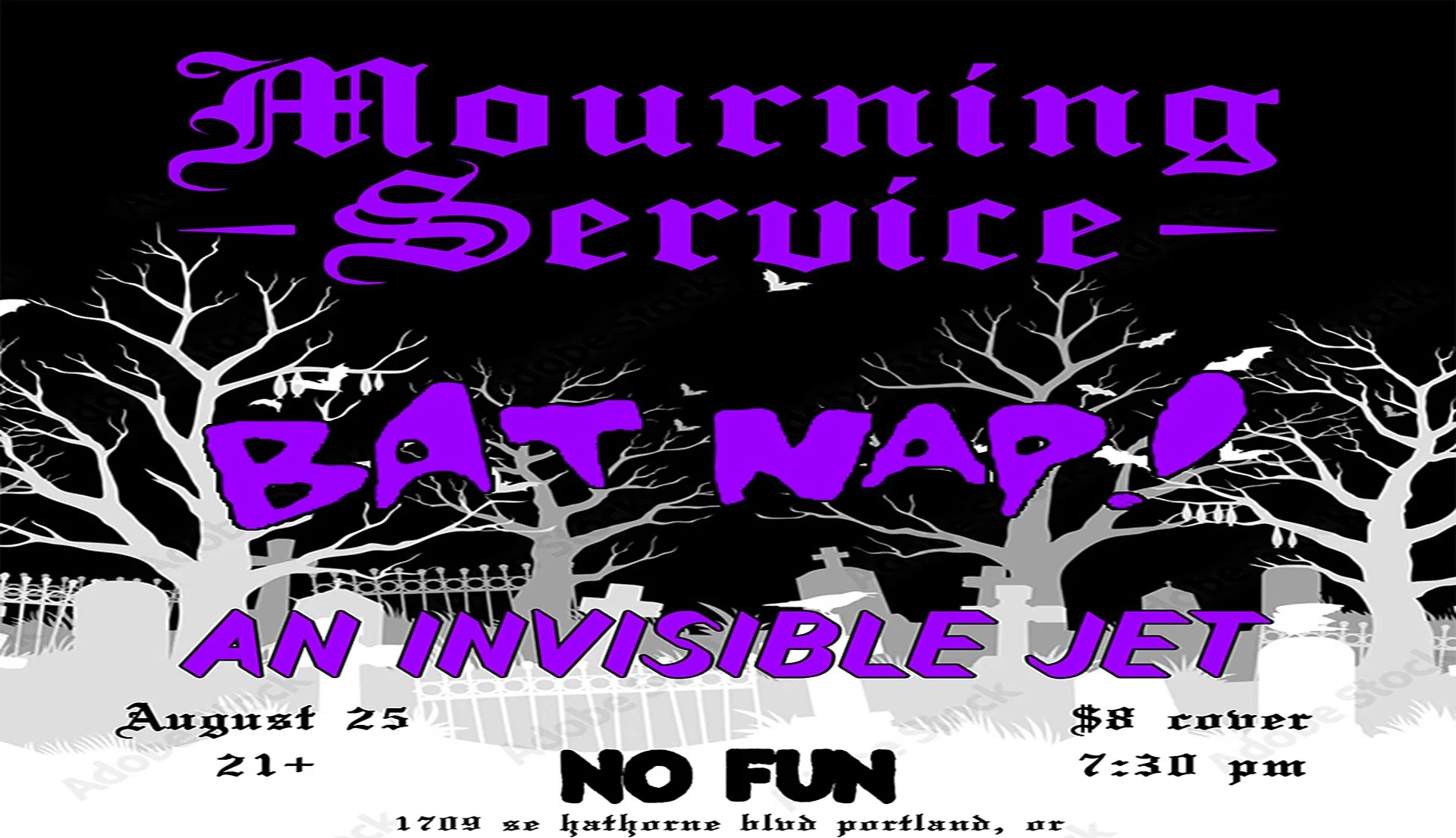 Mourning Service • BATNAP! • An Invisible Jet