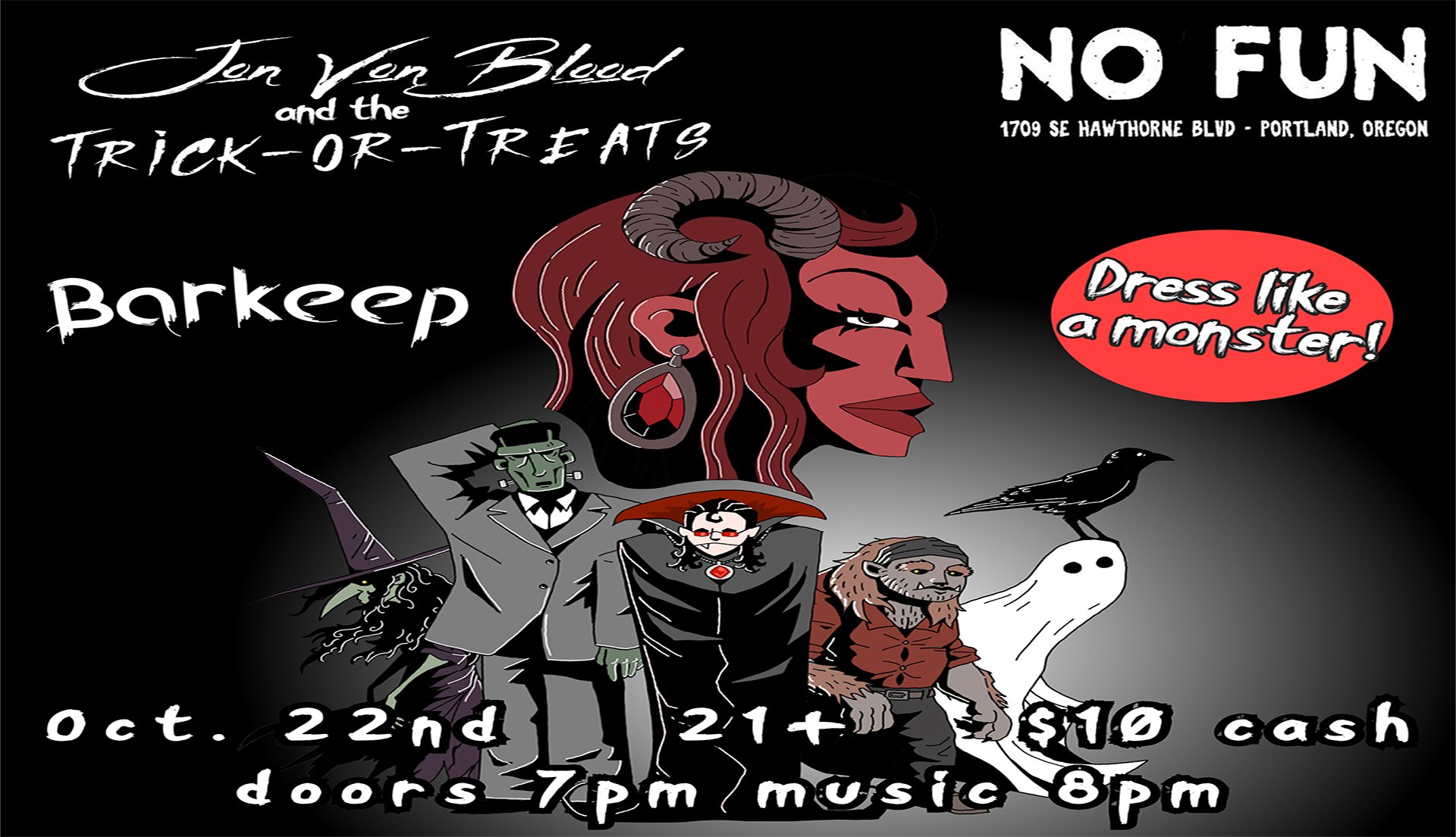 Jon Von Blood and the Trick-or-Treats • Barkeep