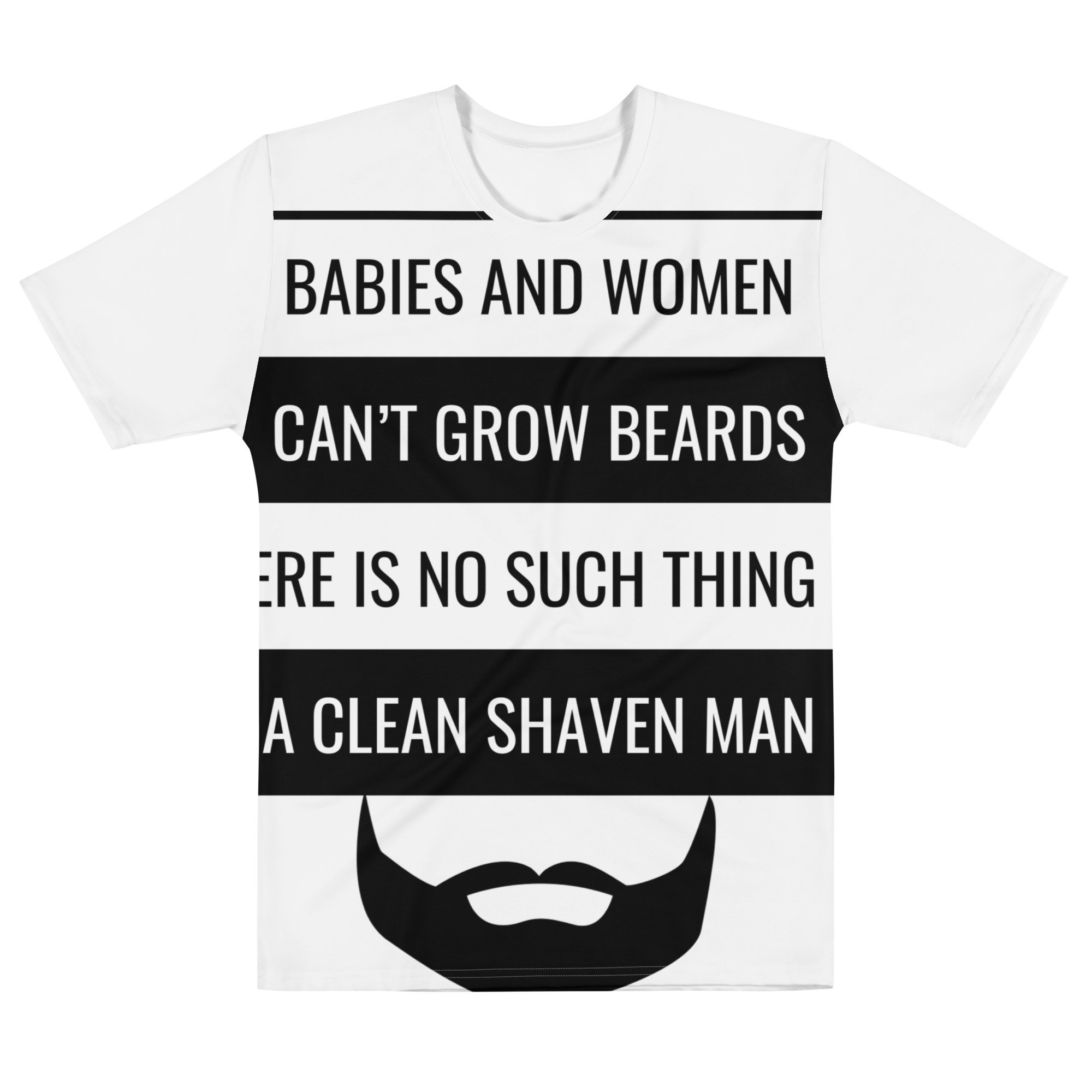 Clean Shaven Big Print Tee