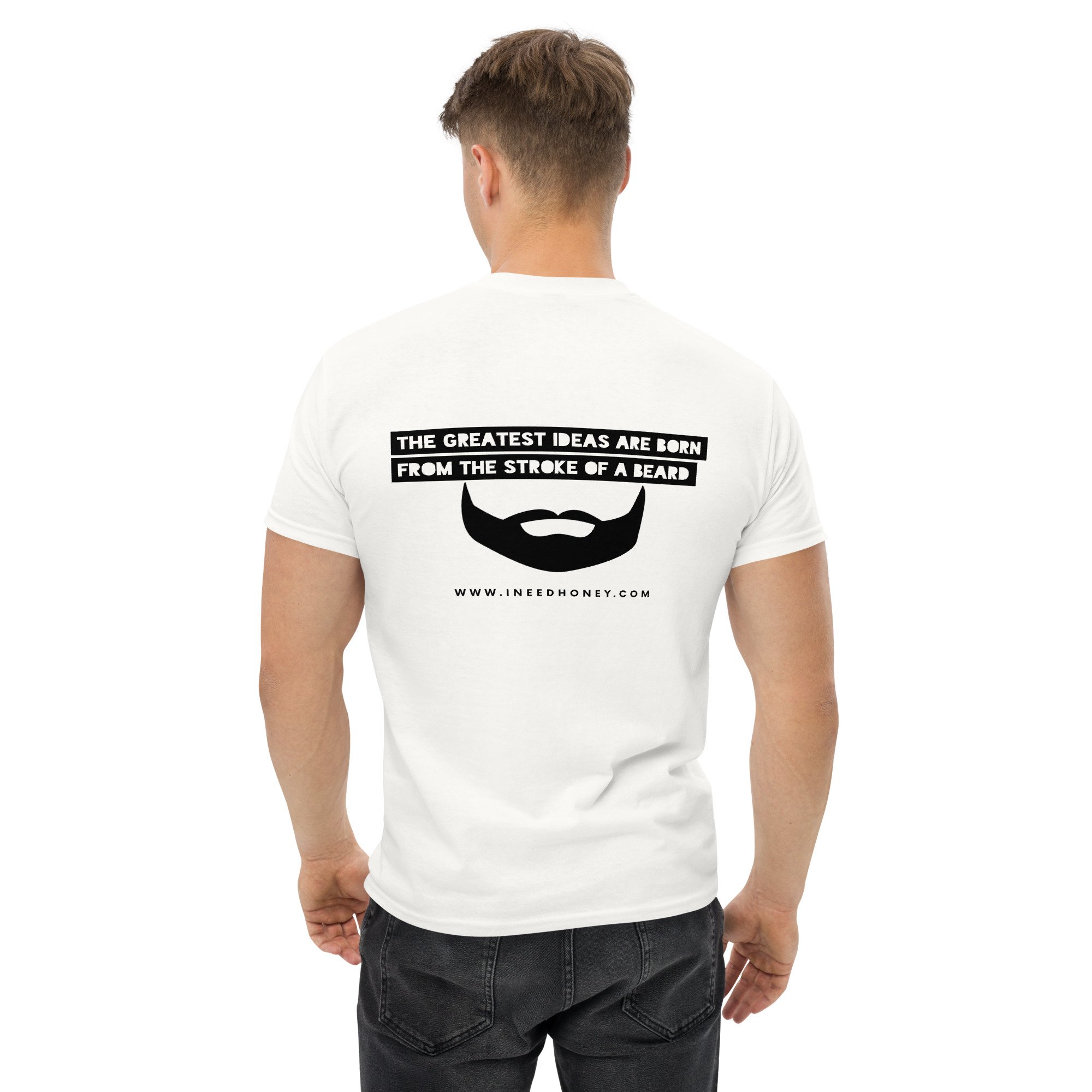 Stroke of a beard tee