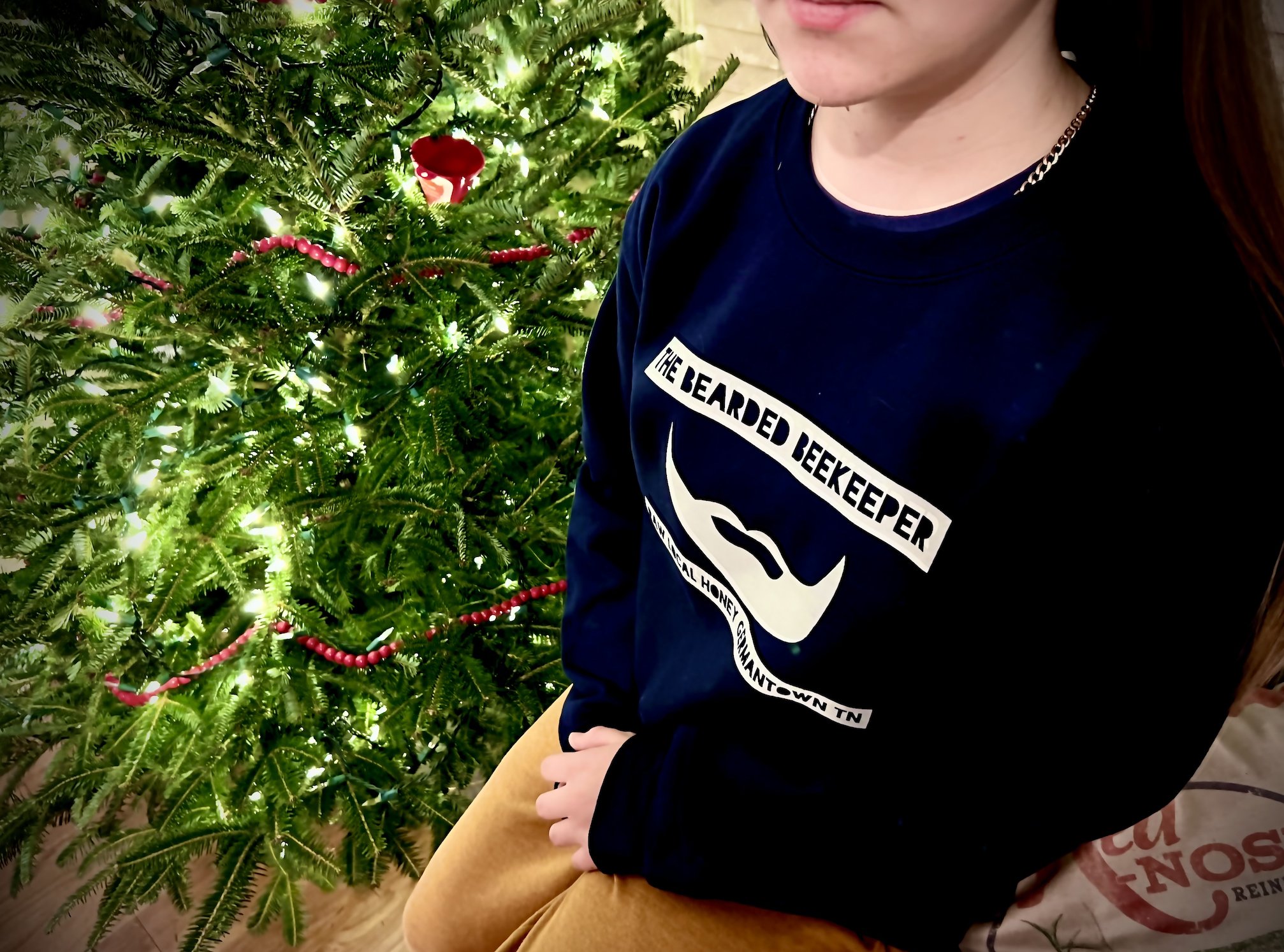 The Bearded Beekeeper Sweatshirt (Navy)