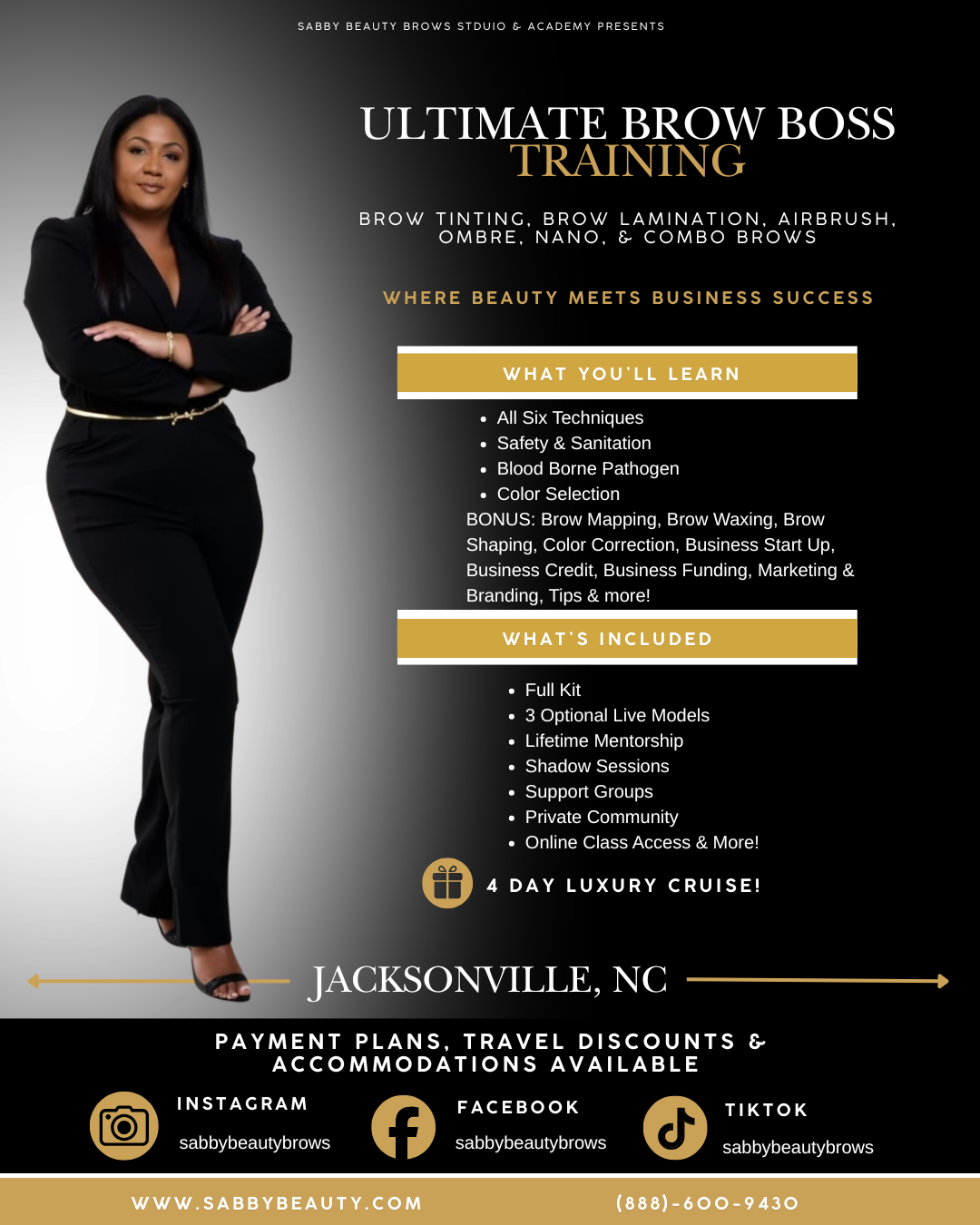 GROUP: ULTIMATE BROW BOSS TRAINING(ALL 6 CERTIFICATIONS)