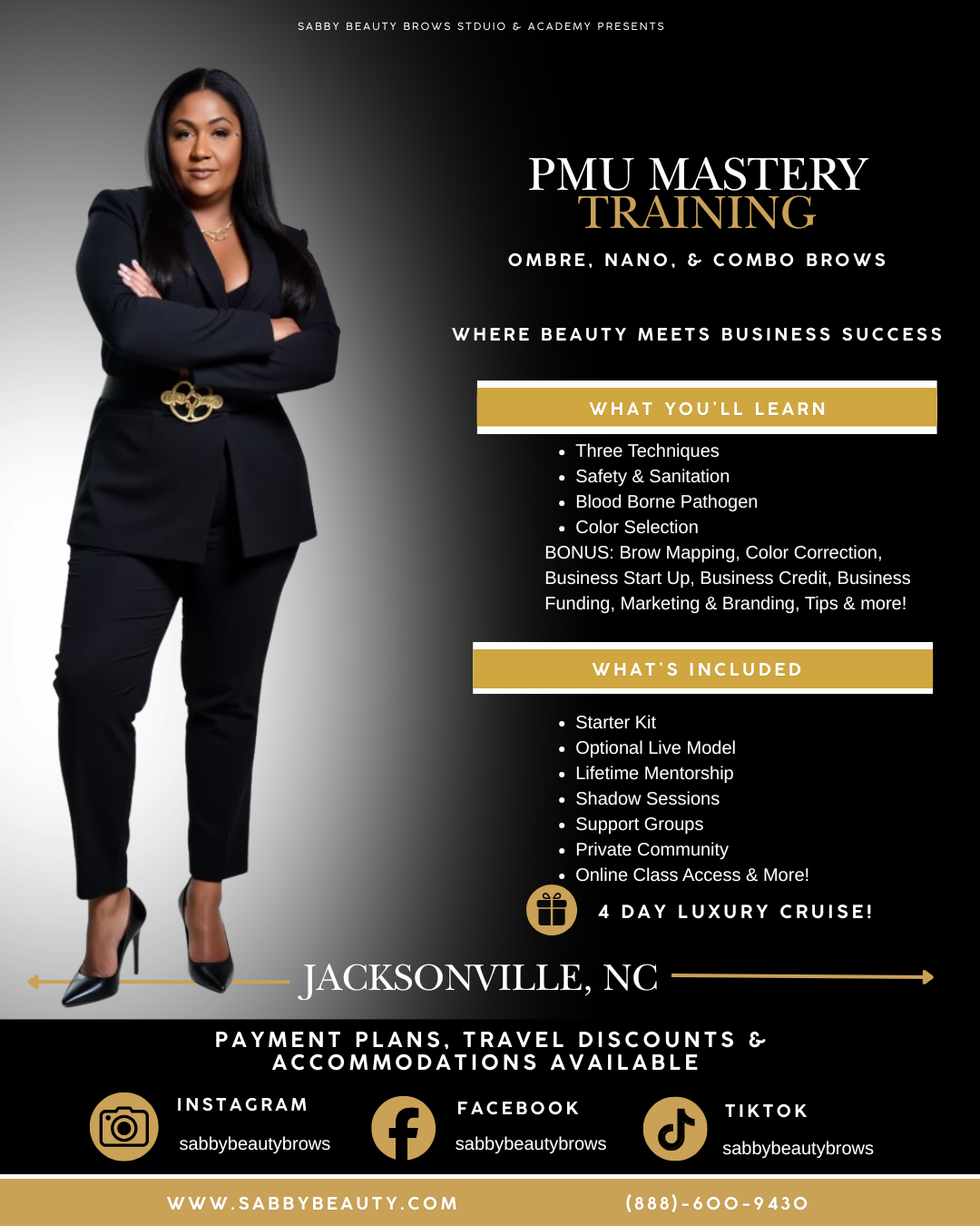 GROUP: PMU BROW MASTERY TRAINING (OMBRE, NANO & COMBO BROWS)