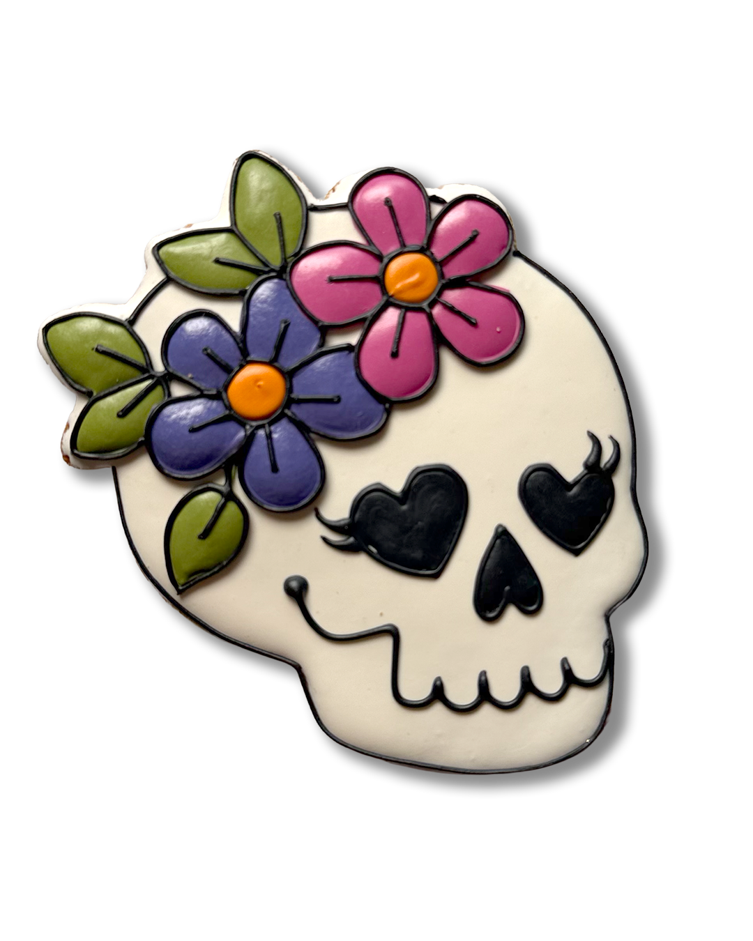 Flower Power Skull