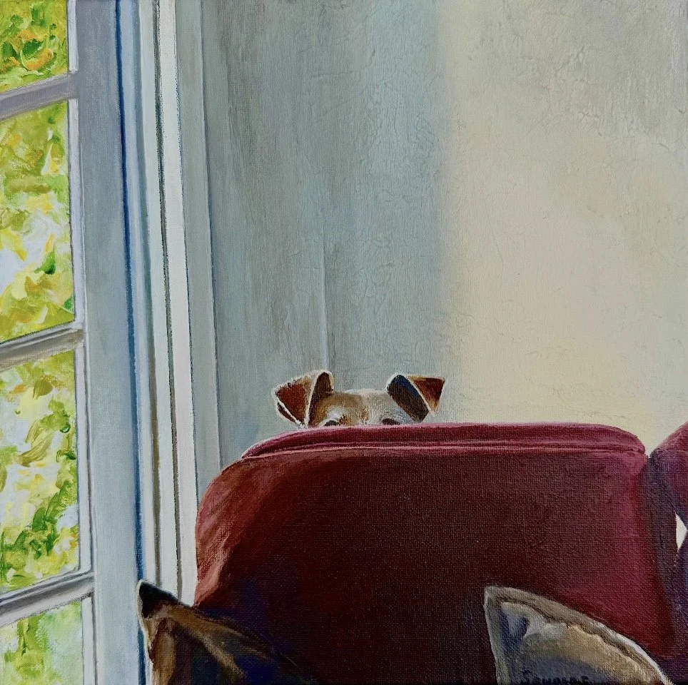 Woody, Acrylic, 12x12 (private collection)