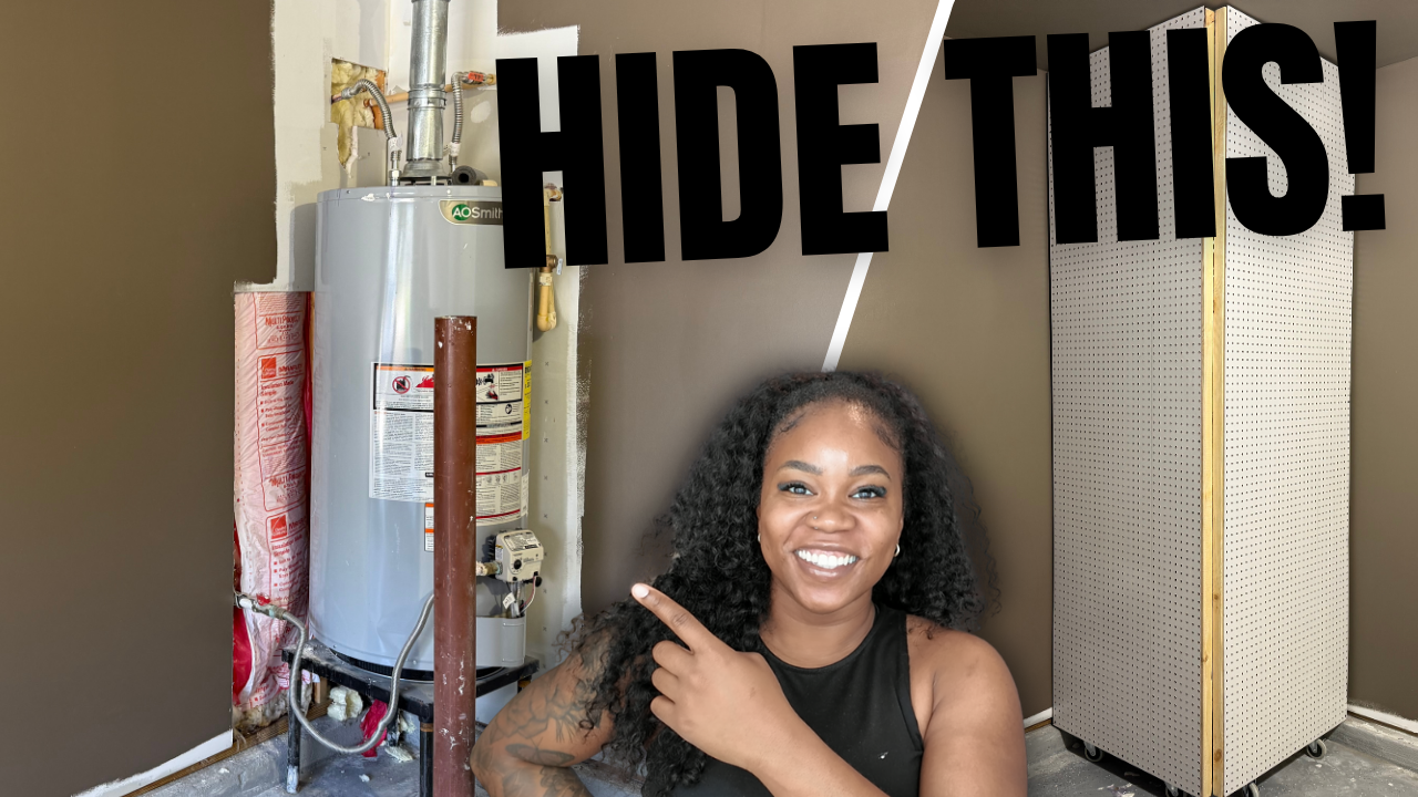 DIY Water Heater Cover (Garage-Friendly + Removable Design)