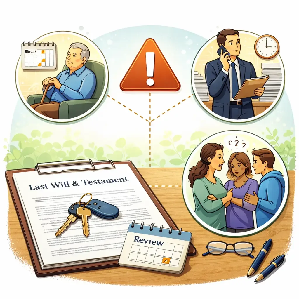 Illustration of choosing the best executor for a will with multiple trusted options
