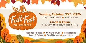 DK Law Group Fall Fest 2026 at Circle D Farm on October 25
