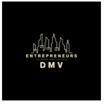 Logo featuring a line art city skyline with the text 'ENTREPRENEURS DMV' underneath.