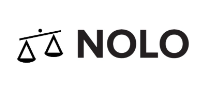 NOLO logo with scales icon.