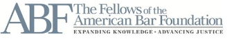 Logo of the American Bar Foundation with the acronym ABF and the full name abbreviation.