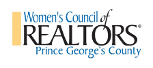 Logo of Women's Council of REALTORS® for Prince George's County.