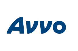 The logo of Avvo, a legal services and directory company, featuring the word 'Avvo' in dark blue text on a white background.