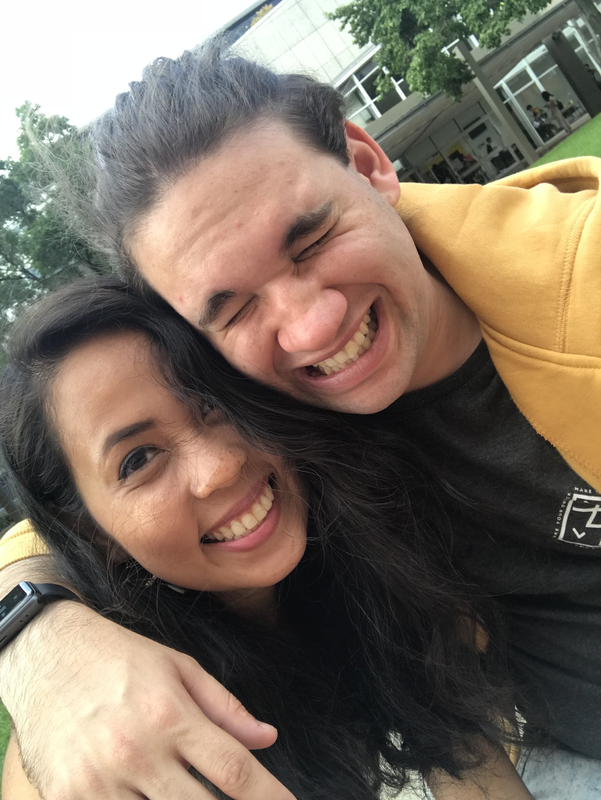 First city date. Jen took him to UNSW, showed him around, introduced him to ramen and H&M. 🤣
