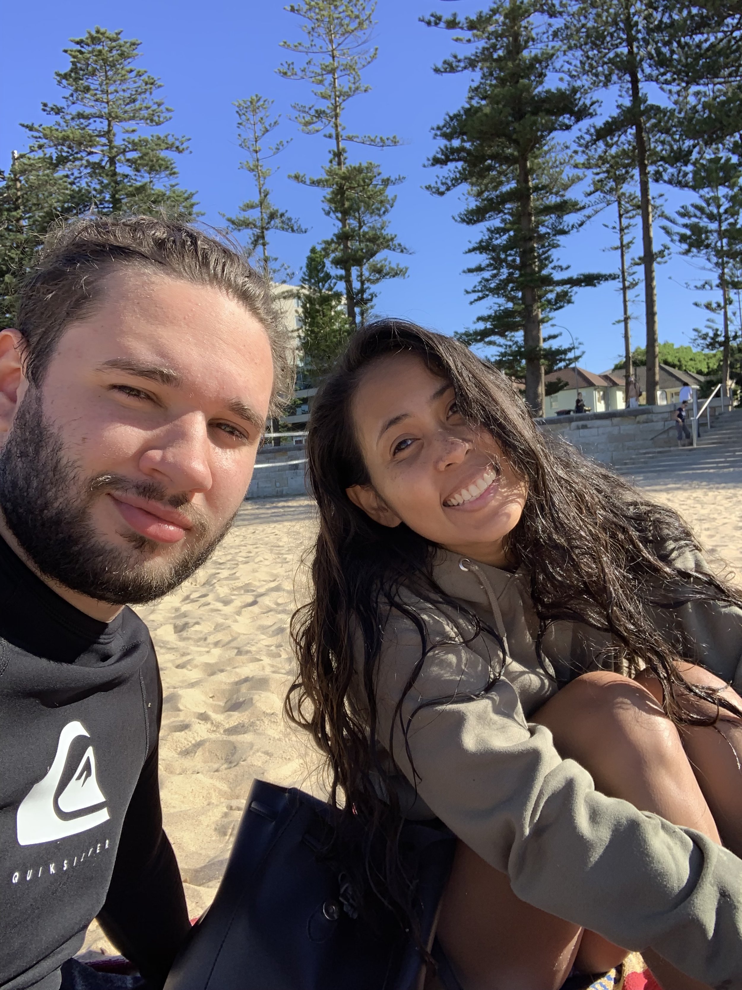 We then started surfing back in Sydney.