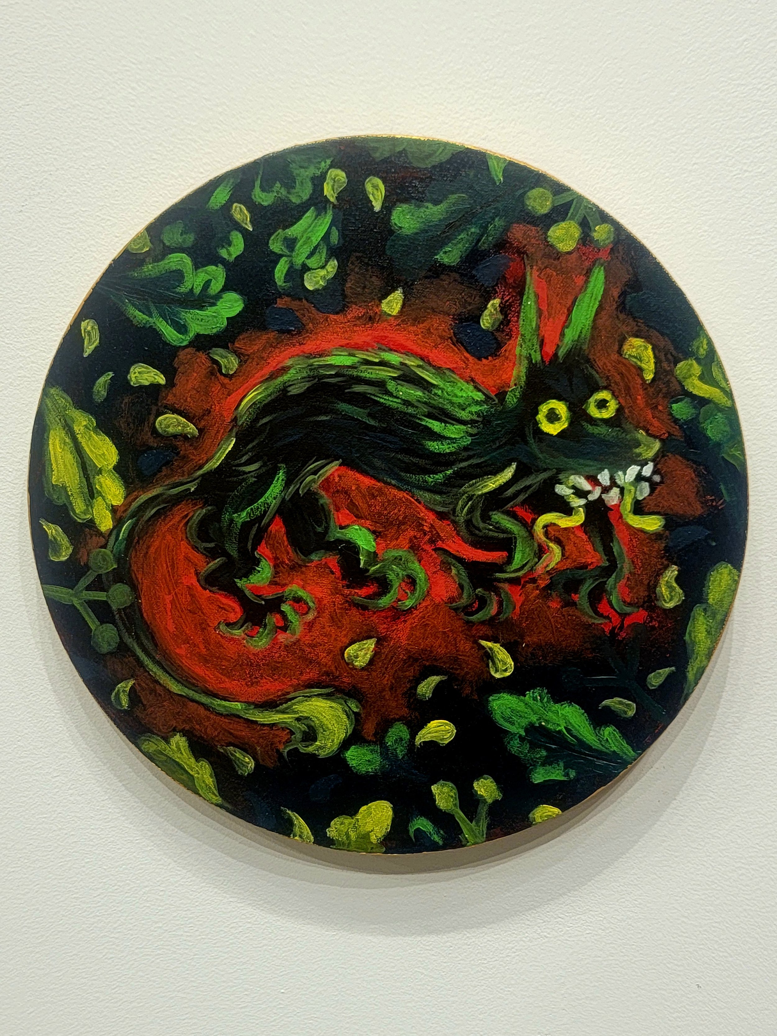The Beast, Acrylic, oil on canvas, 2025