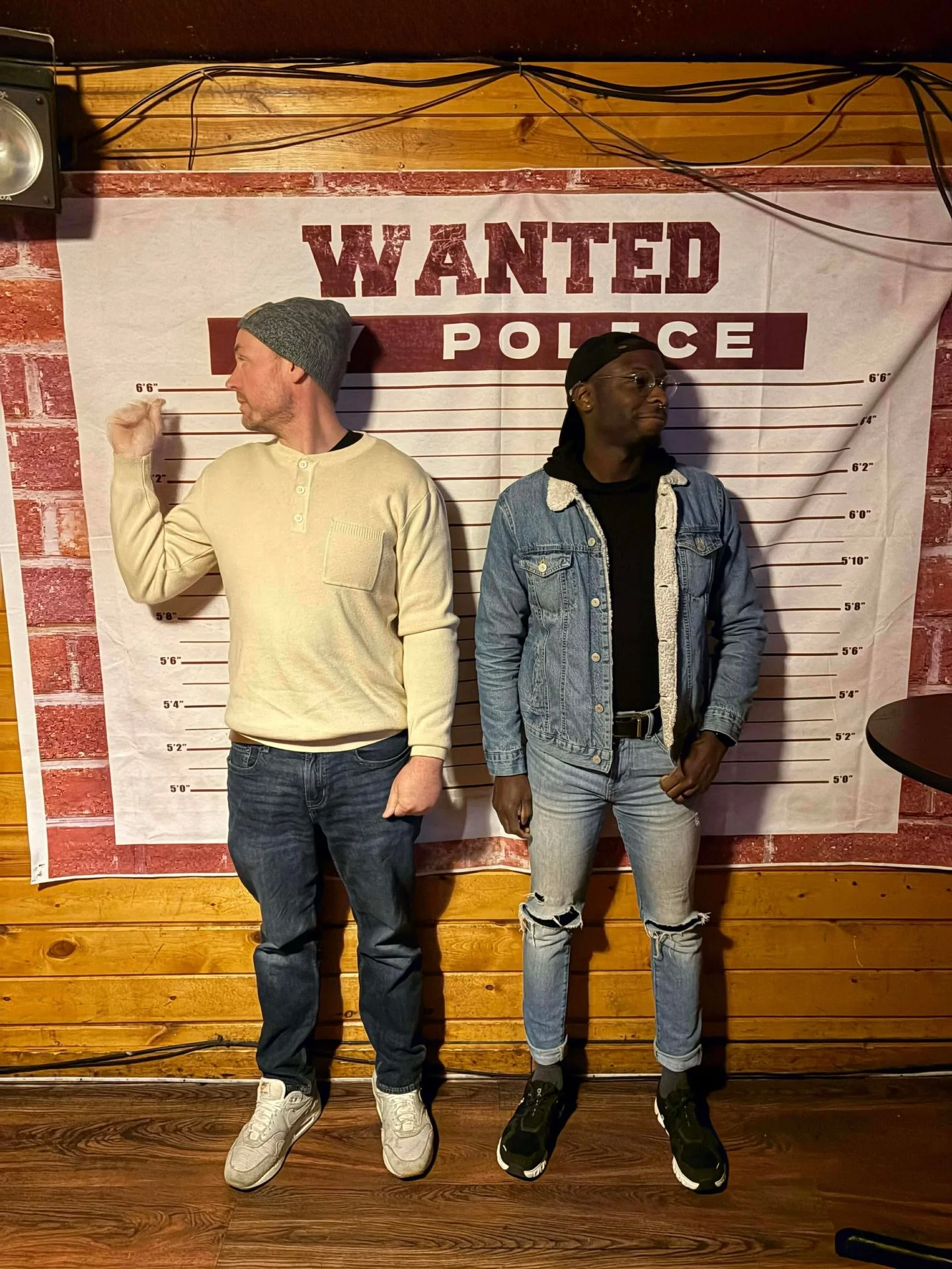 DEGI &amp; DARIUS all weekend @comedycabin Yes. We did it.