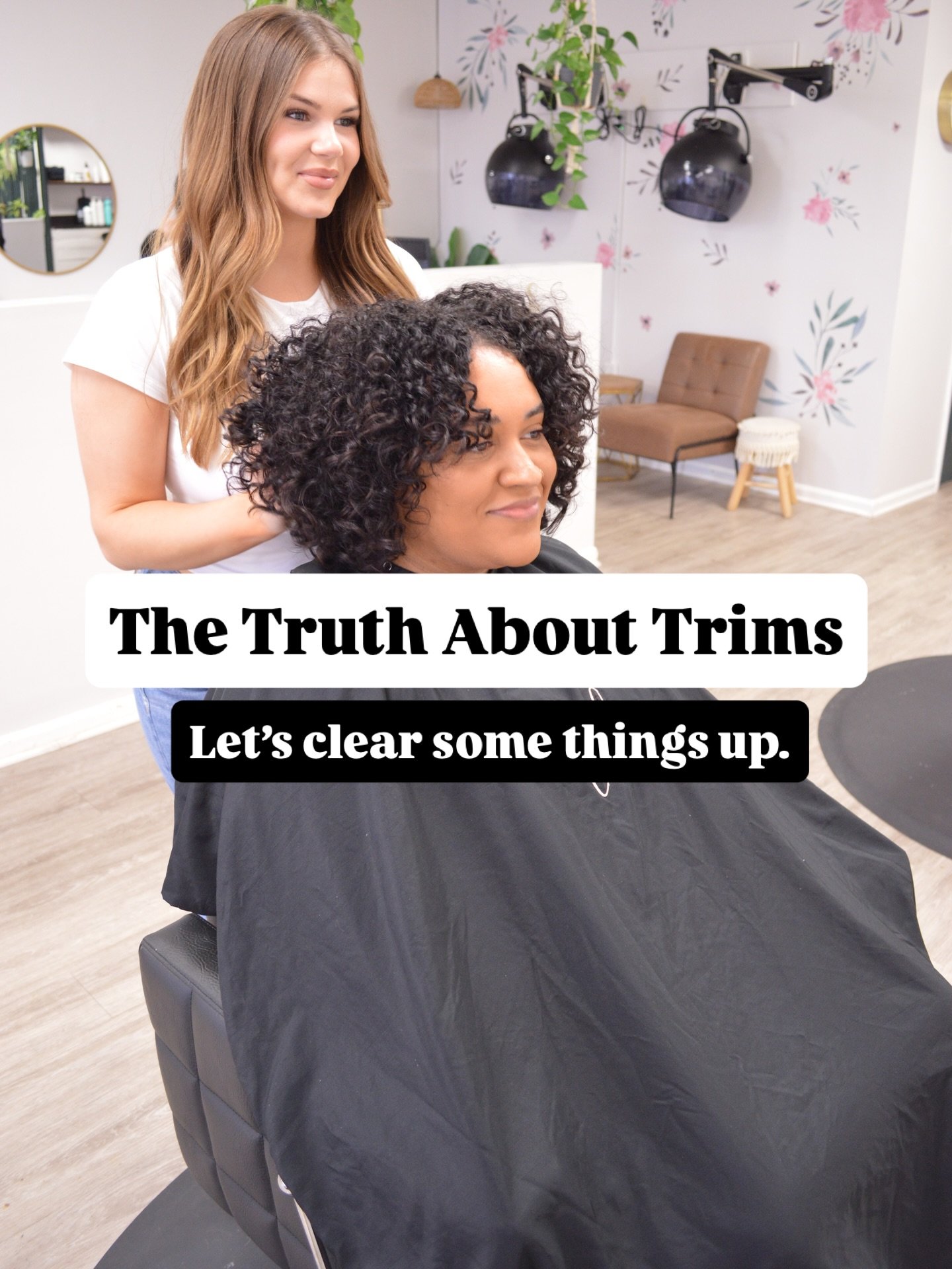 The truth behind the trim&hellip;

#hairsalon | #hairstylist | #curlyhair | Dayton Ohio hairstylist | Dayton Ohio curly hair salon |