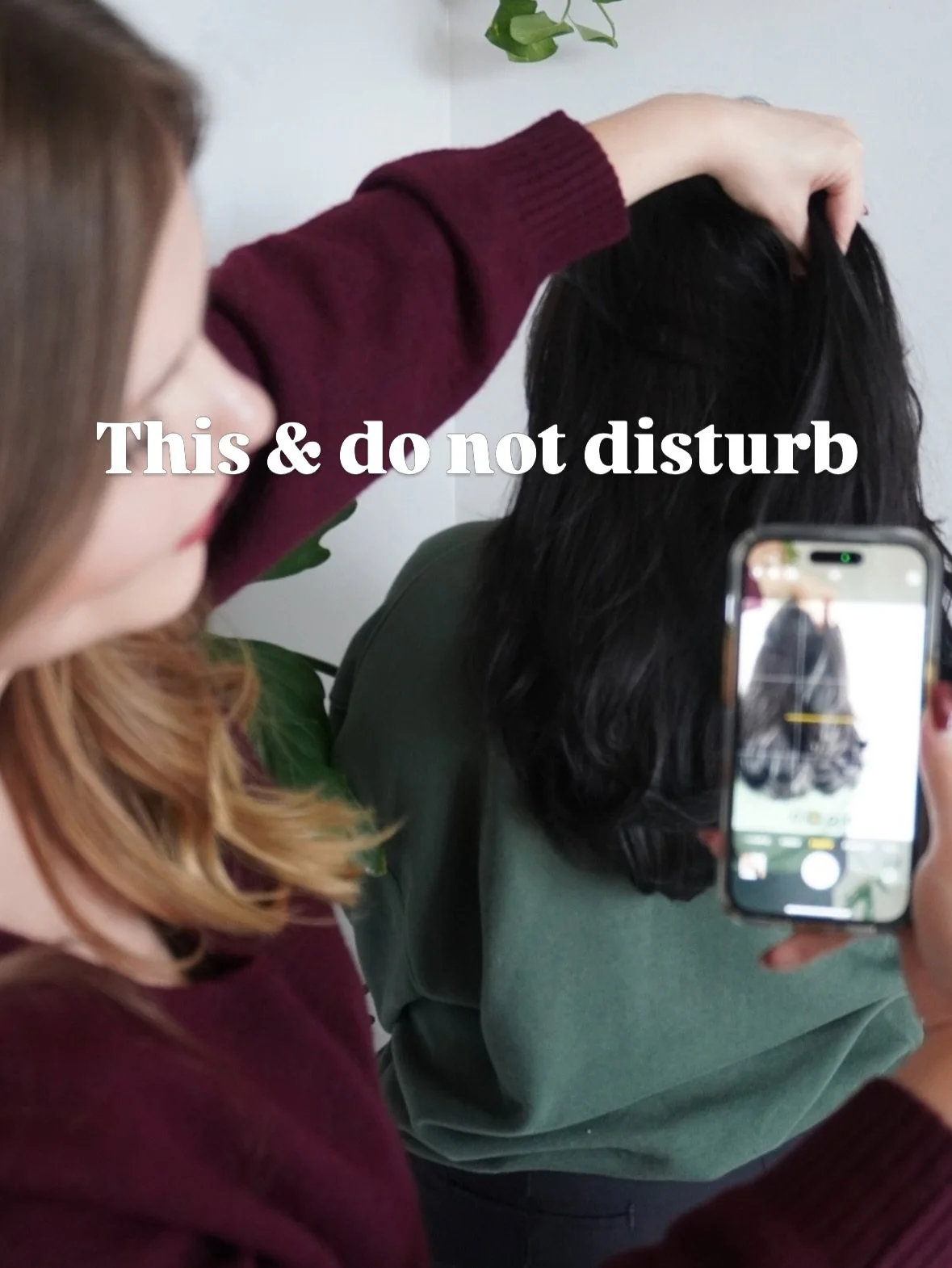 And after her hair appt&hellip; she knew everything was gonna be okay 🙂&zwj;↕️✨ 

DAYTON OHIO HAIRSTYLIST | DAYTON OHIO HAIR SALON | BEAVERCREEK OHIO HAIR SALON