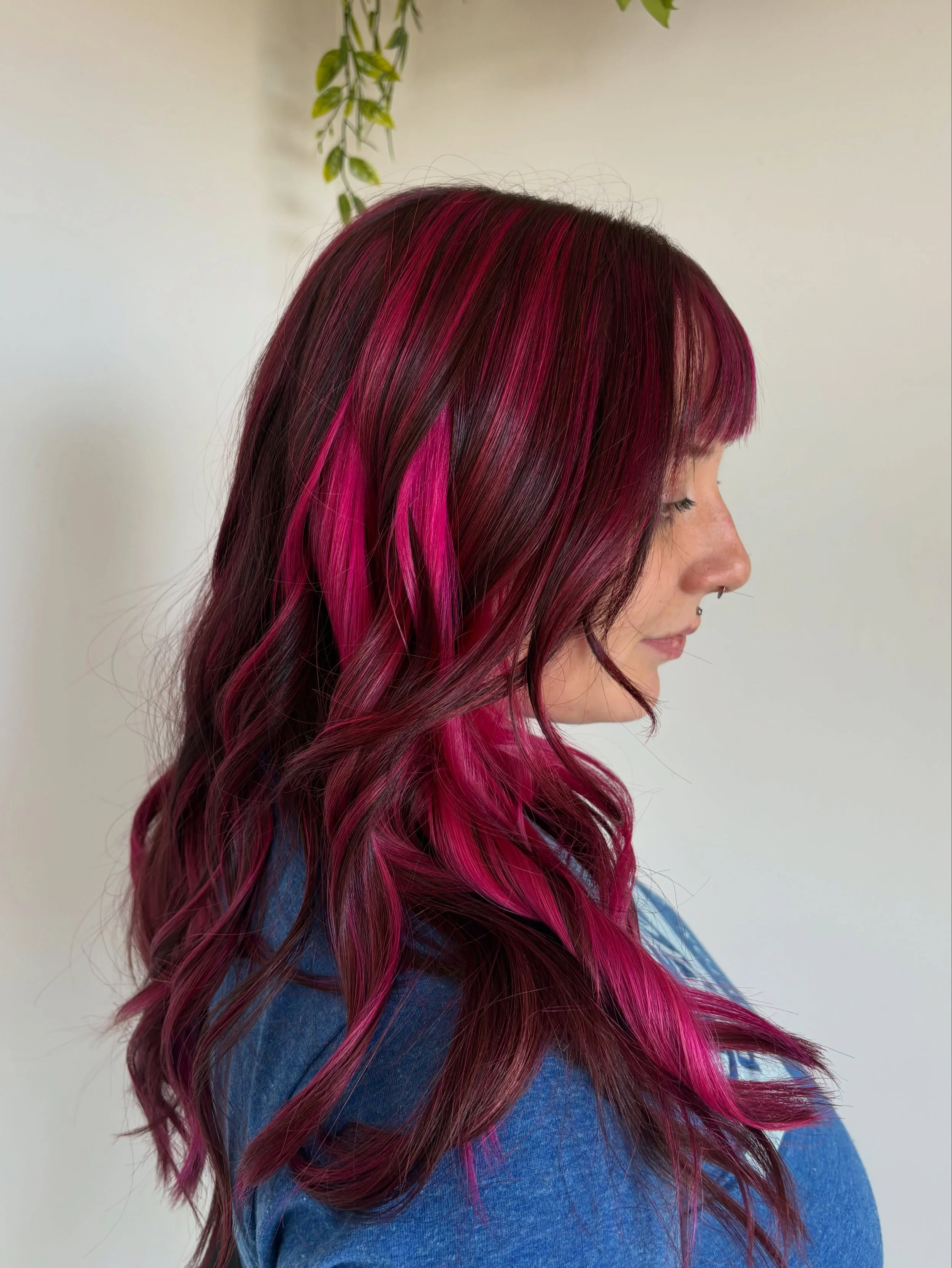 loving this pink by @gangstacutz 

DAYTON OHIO HAIRSTYLIST | BEAVERCREEK OHIO HAIRSTYLIST