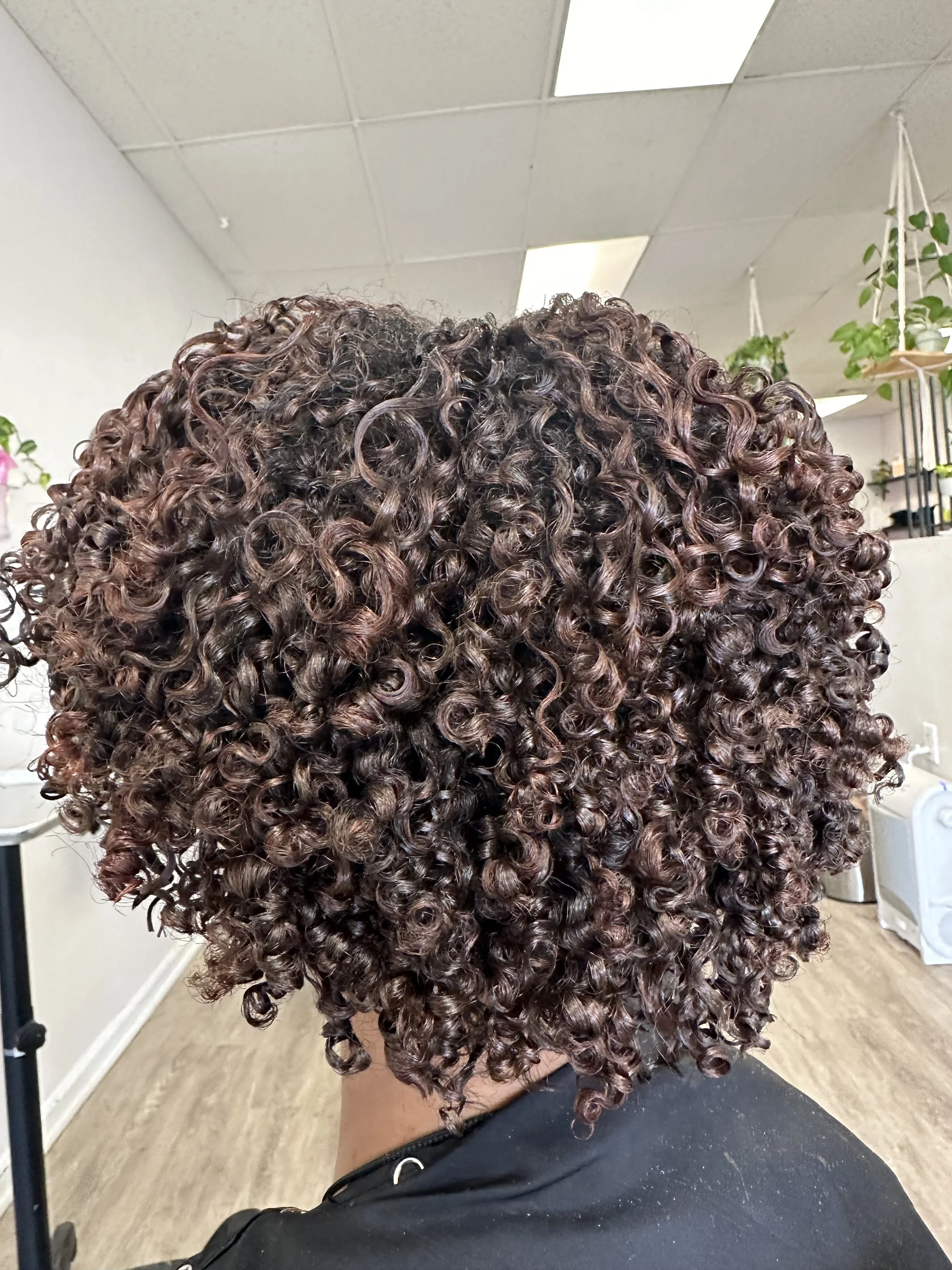 Curly haircut in Ohio