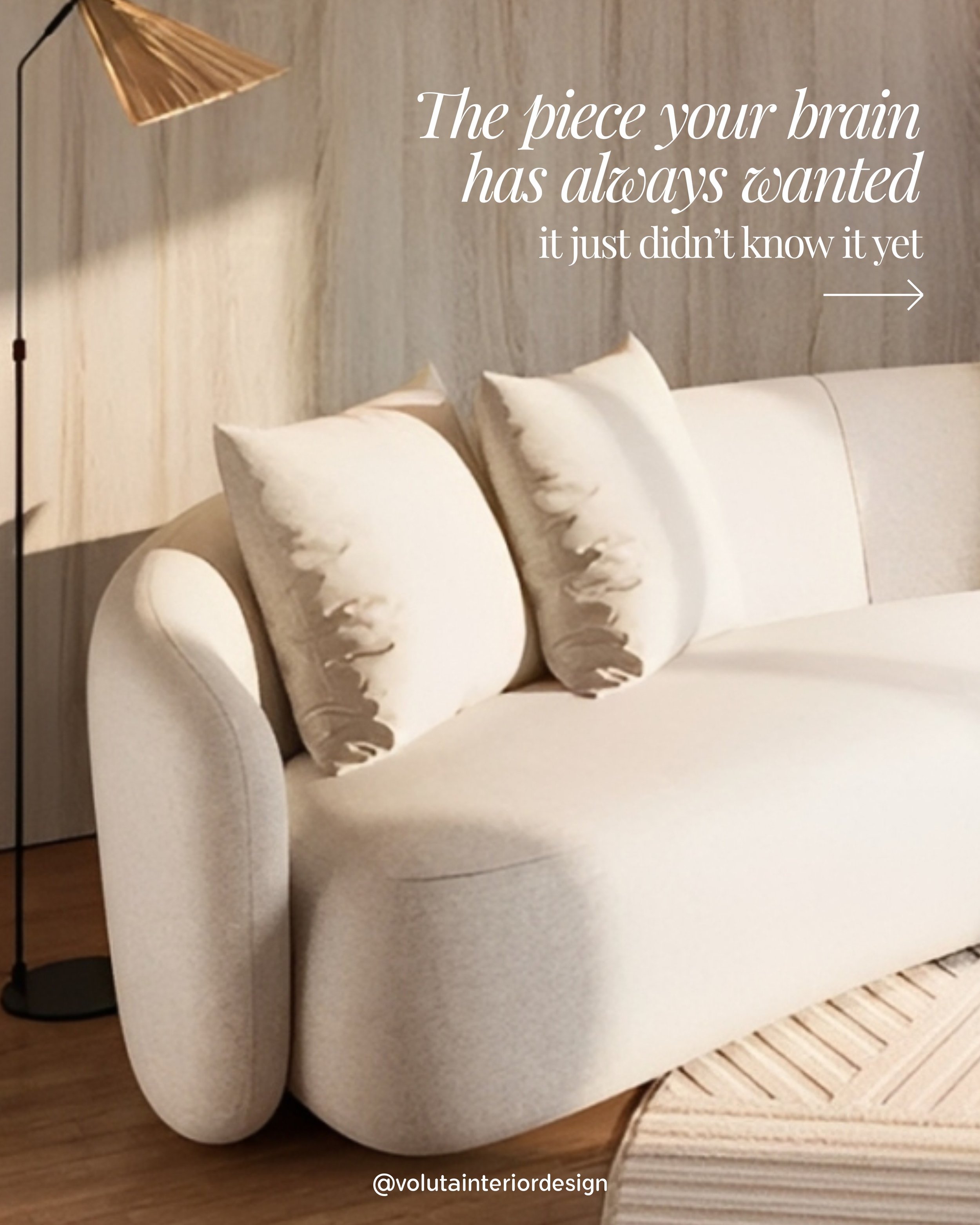 There is a biological reason you feel drawn to curved furniture. 🛋️✨

In 2026, curved sofas aren&rsquo;t just making a &ldquo;comeback&rdquo; because they look chic. Our brains are literally wired to feel safer around organic shapes.

Sharp edges an