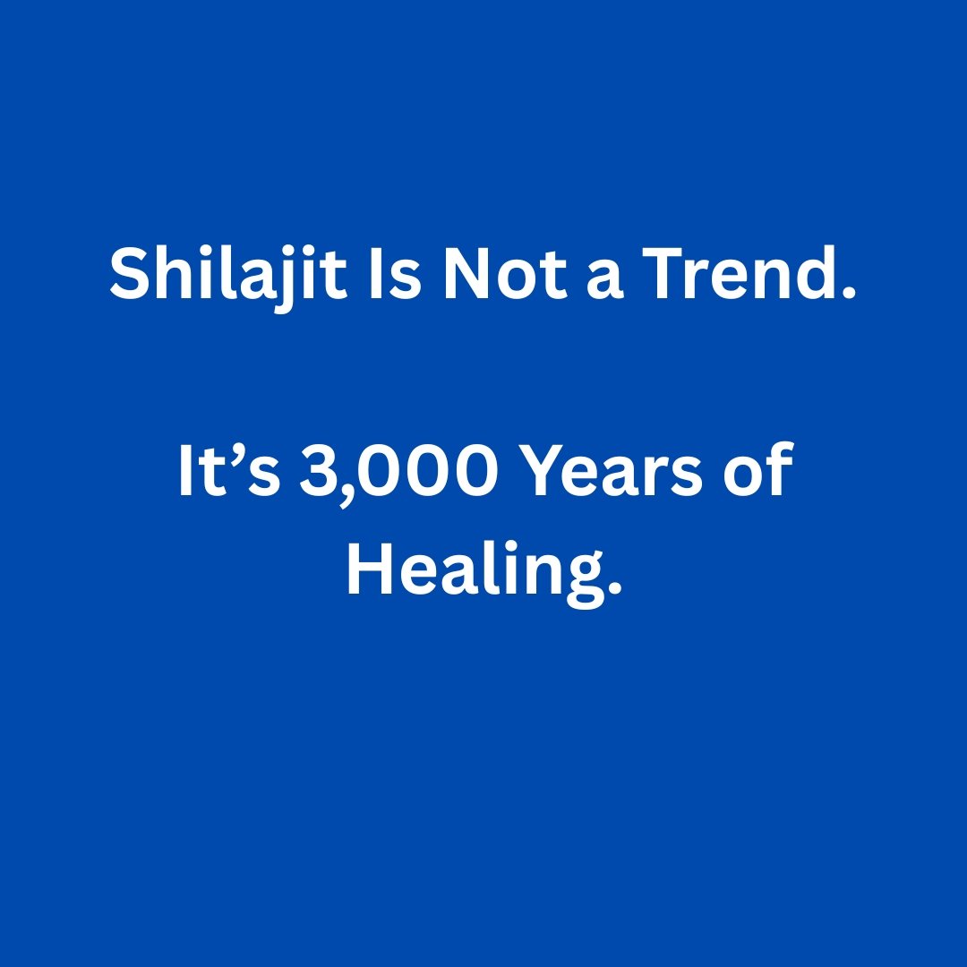 Shilajit isn&rsquo;t a fad. It&rsquo;s not a trend. It&rsquo;s a tradition.

Long before there were protein powders, gummies, or influencer-backed supplements, ancient civilizations from the Himalayas to Persia relied on Shilajit &mdash; a rare and p