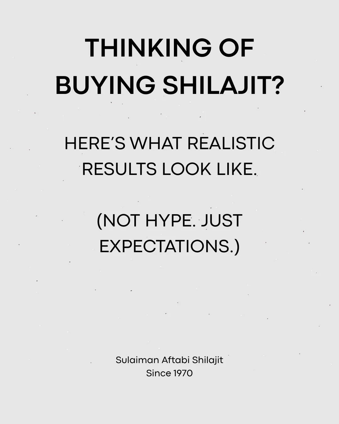 Shilajit isn&rsquo;t meant to &ldquo;hit&rdquo; like caffeine or pre-workout.

It works at a deeper level &mdash; supporting mineral balance and cellular energy so your body can function more efficiently over time. That&rsquo;s why the benefits are p