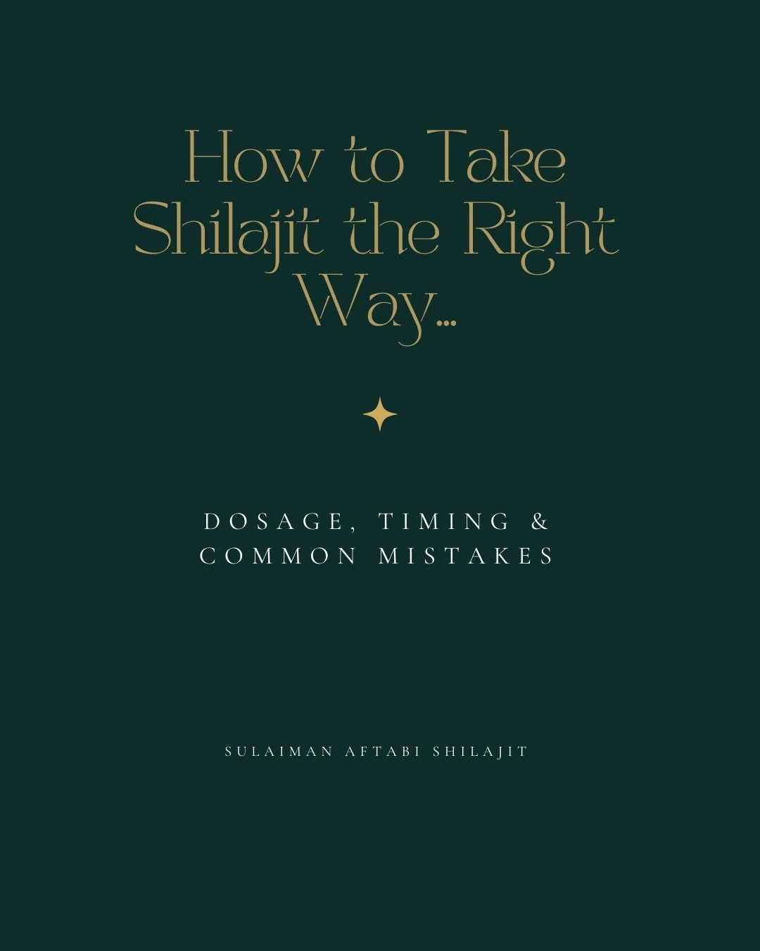 Authentic Shilajit is simple to use &mdash; but small details matter.

Because it&rsquo;s a natural, mineral-dense resin, its texture changes with temperature, and dosage should always be gradual. More is not better. Consistency and proper preparatio