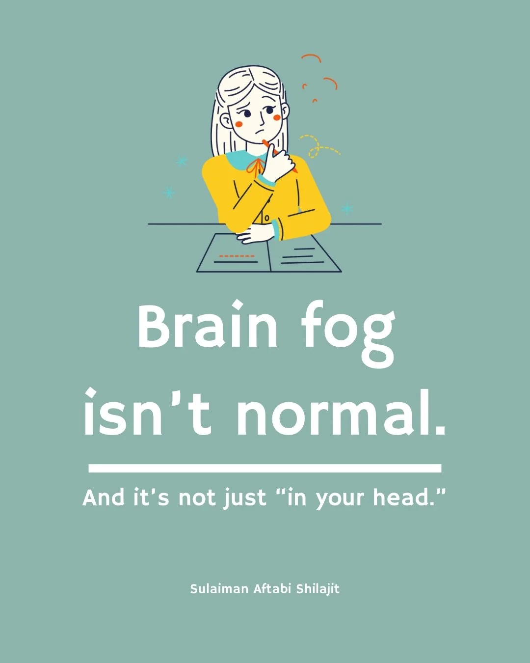 Brain fog is often dismissed as stress, age, or lack of motivation.

But at a biological level, focus depends on mineral availability, oxygen delivery, and efficient cellular energy. When these foundations are compromised, mental clarity drops &mdash