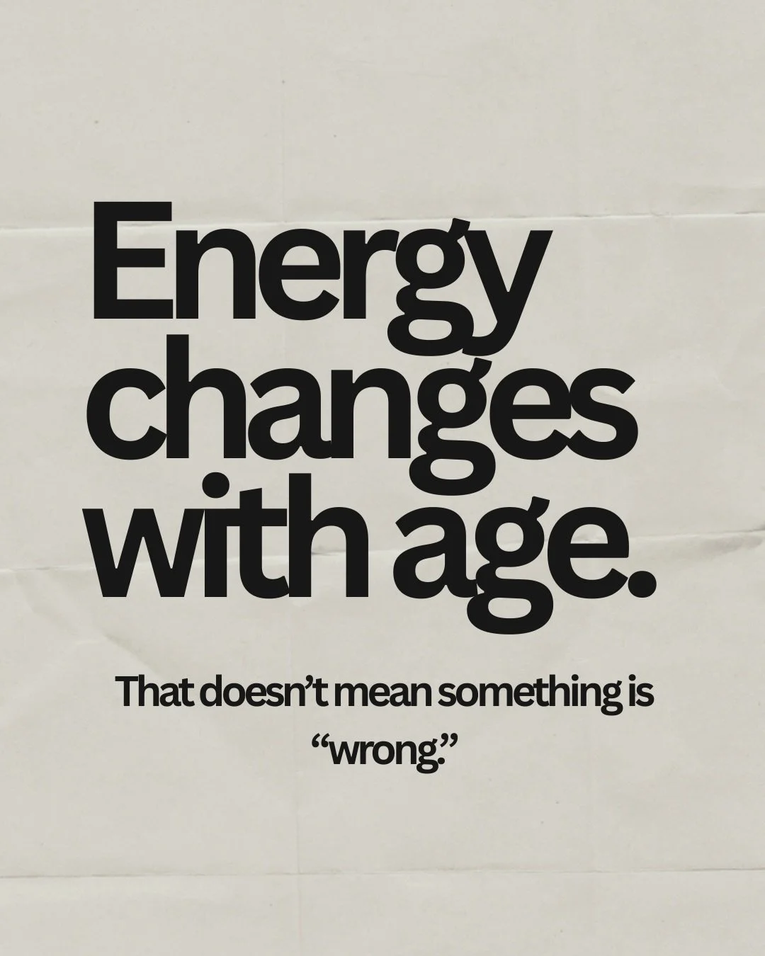 Energy isn&rsquo;t just about calories or sleep &mdash; it&rsquo;s deeply connected to hormonal balance.

As we age, the body&rsquo;s ability to regulate stress, recover efficiently, and maintain steady energy depends more heavily on mineral availabi