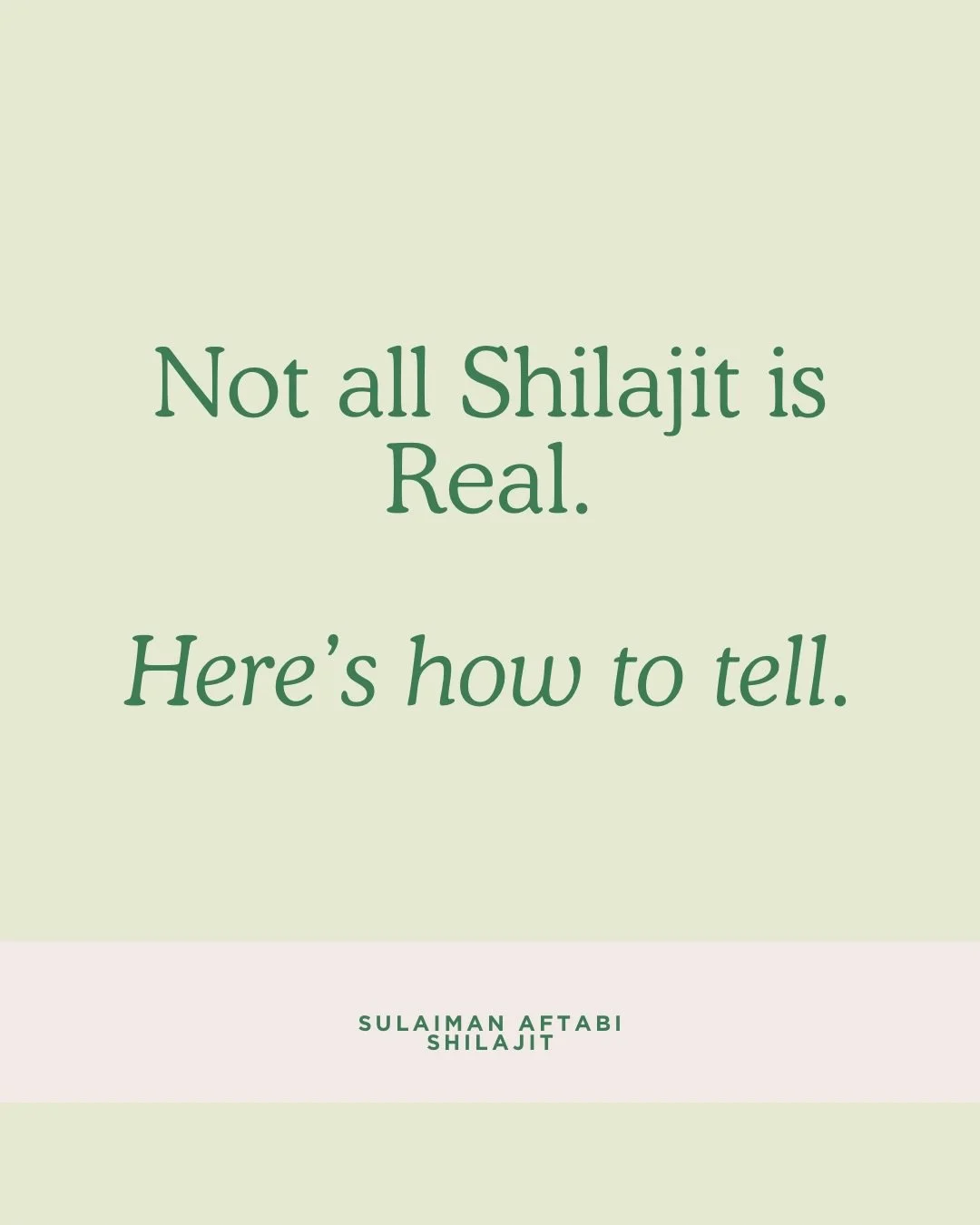 As Shilajit grows in popularity, so does low-quality material.

Authentic Himalayan Shilajit should not feel like a stimulant, should change texture naturally with temperature, and should be supported by transparent, batch-specific lab testing &mdash