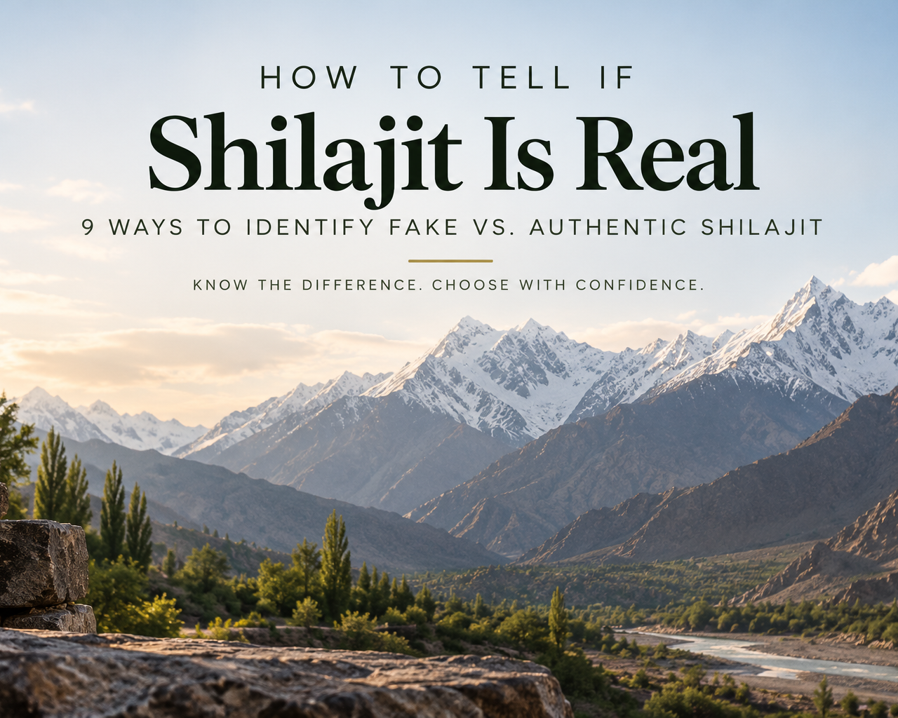 How to Tell If Shilajit Is Real: 9 Ways to Identify Fake vs. Authentic Shilajit