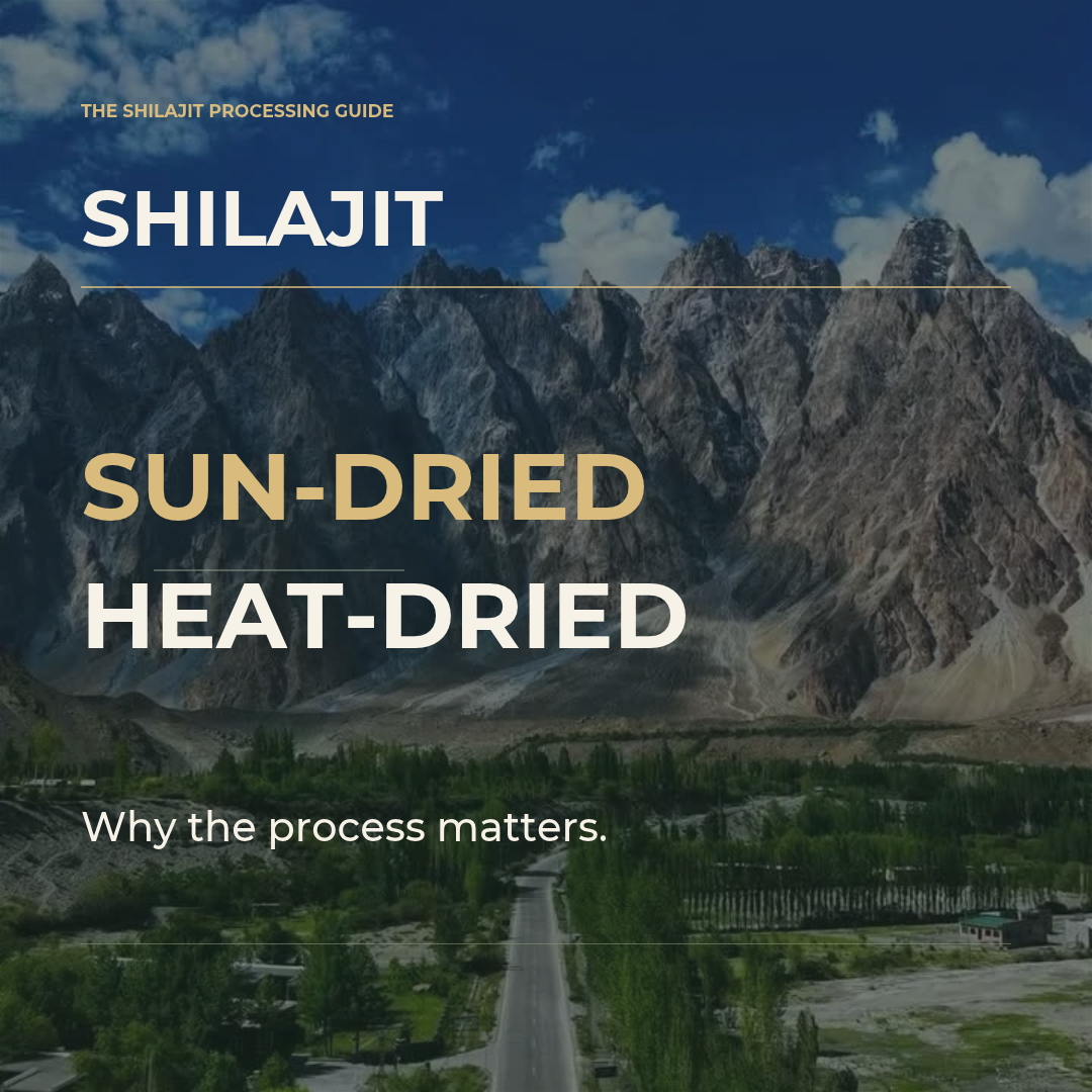Sun-Dried vs. Hybrid &amp; High-Heat Shilajit: The Truth Behind Authentic Himalayan Resin