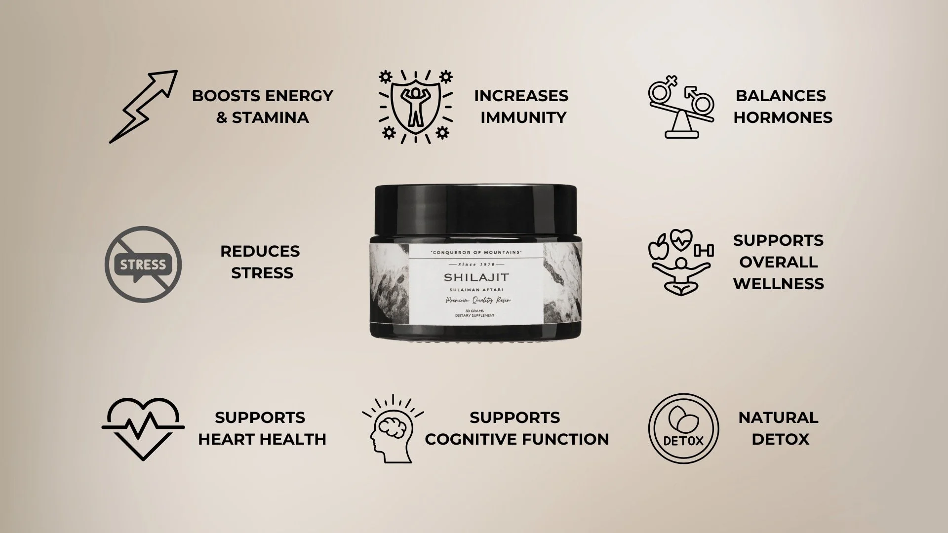 Organic Shilajit Resin for Energy Boost