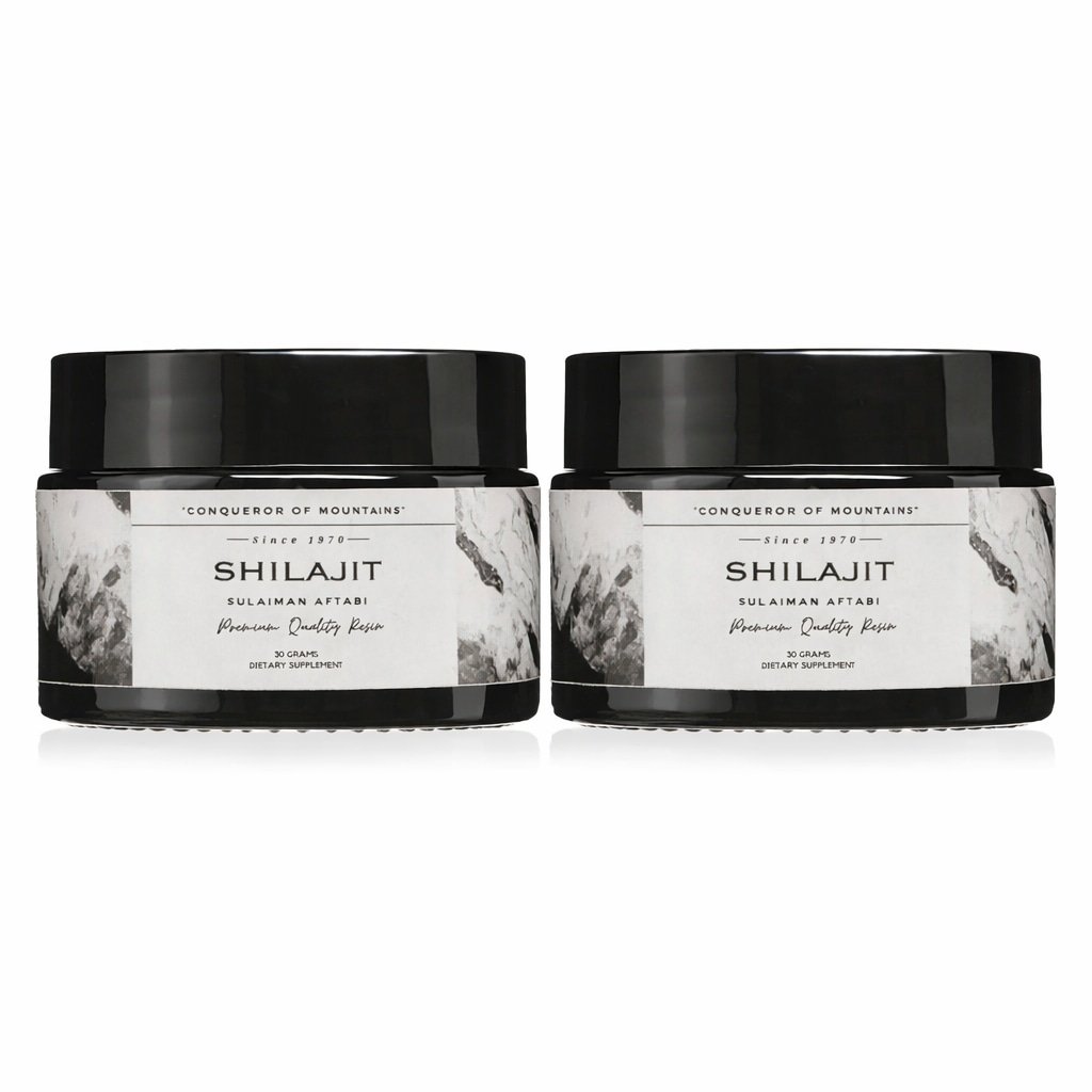 Authentic Himalayan Shilajit Resin – 60g (2-Pack)