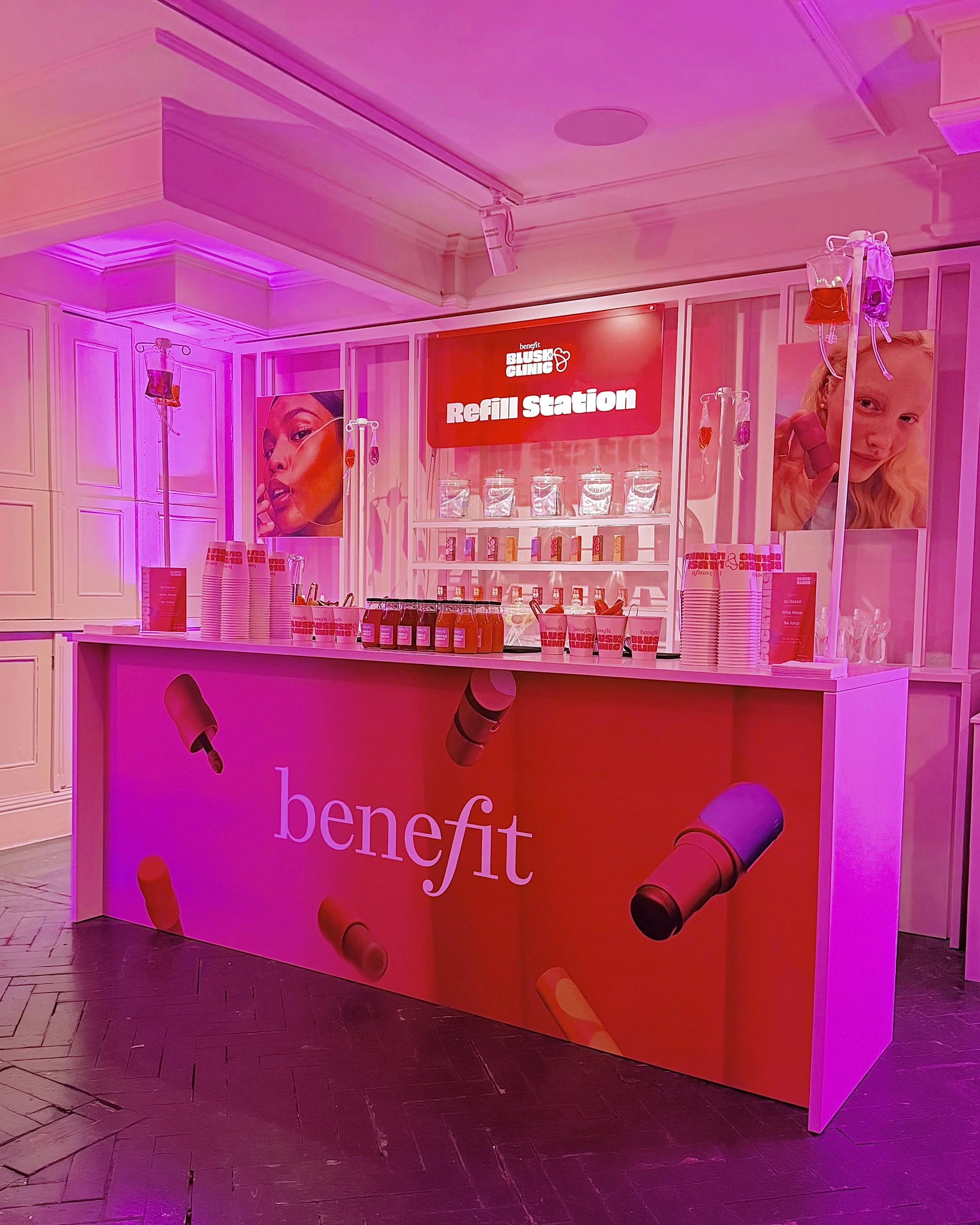Benefit Cosmetics Blush Clinic: Waffles & Cocktails for a Product Launch Event, Soho London